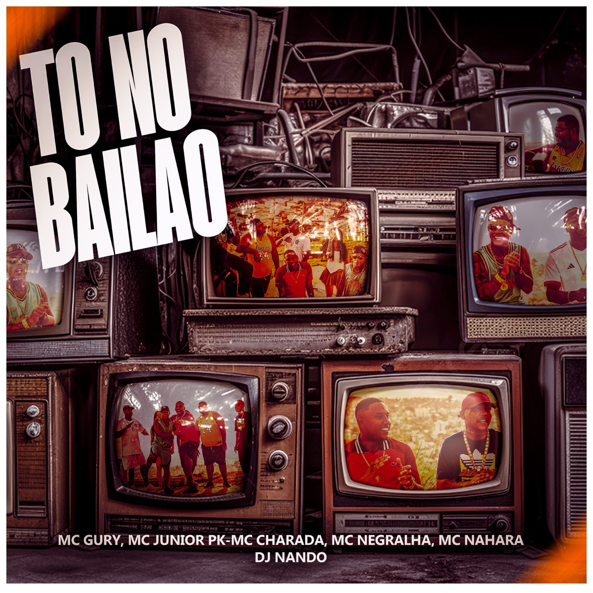 To no Bailão (feat. Mc Negralha) - Single by Mc Gury, Mc Charada, Mc Junior Pk & MC NAHARA album cover