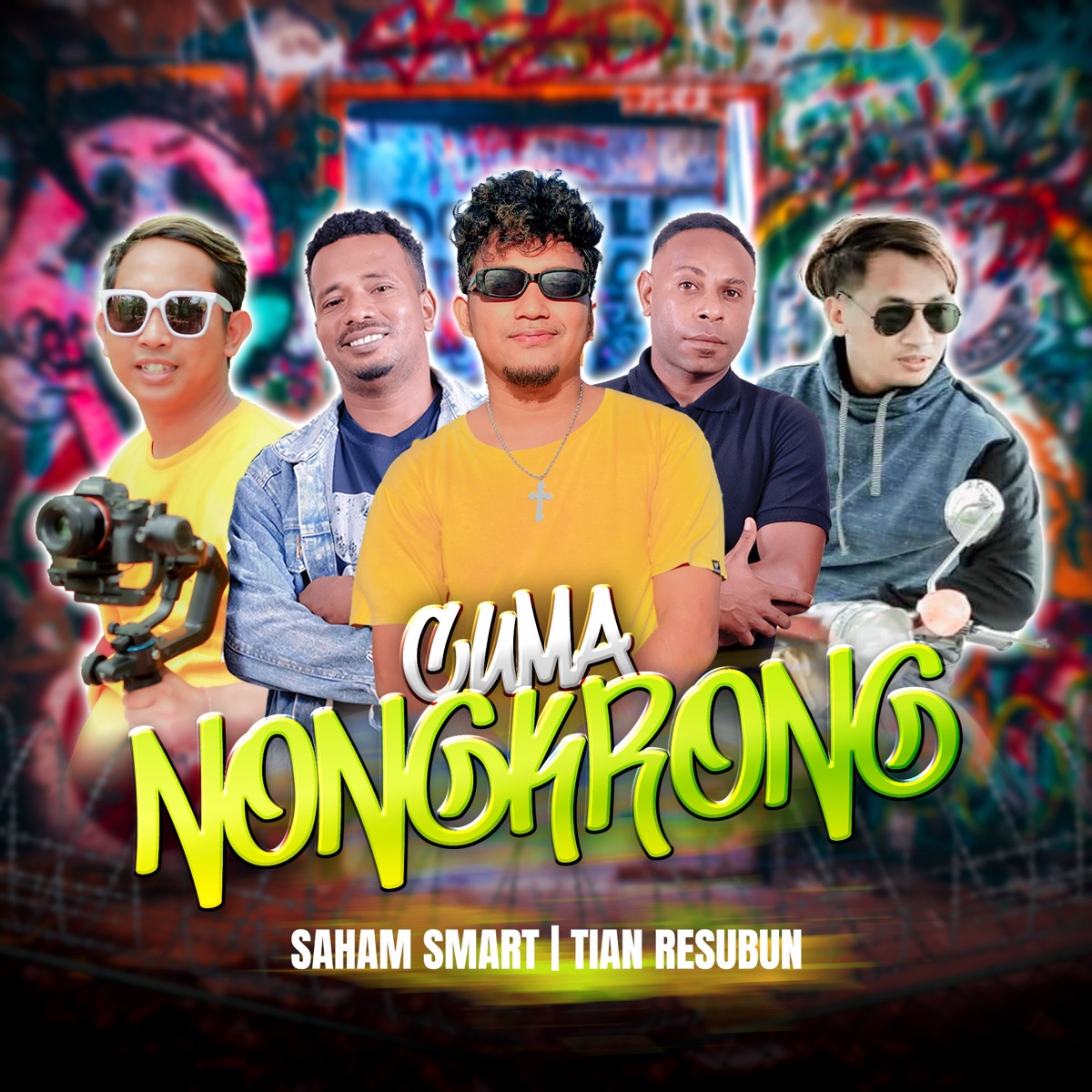 Cuma Nongkrong - Single by Saham Smart & Tian Resubun album cover