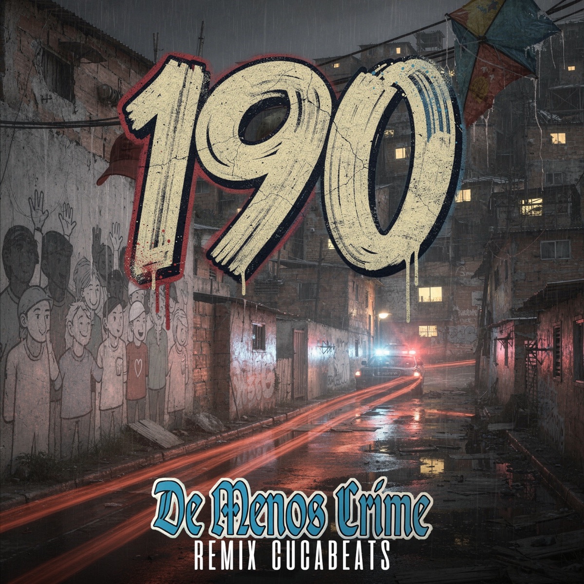 190 (Remix) - Single by De Menos Crime album cover