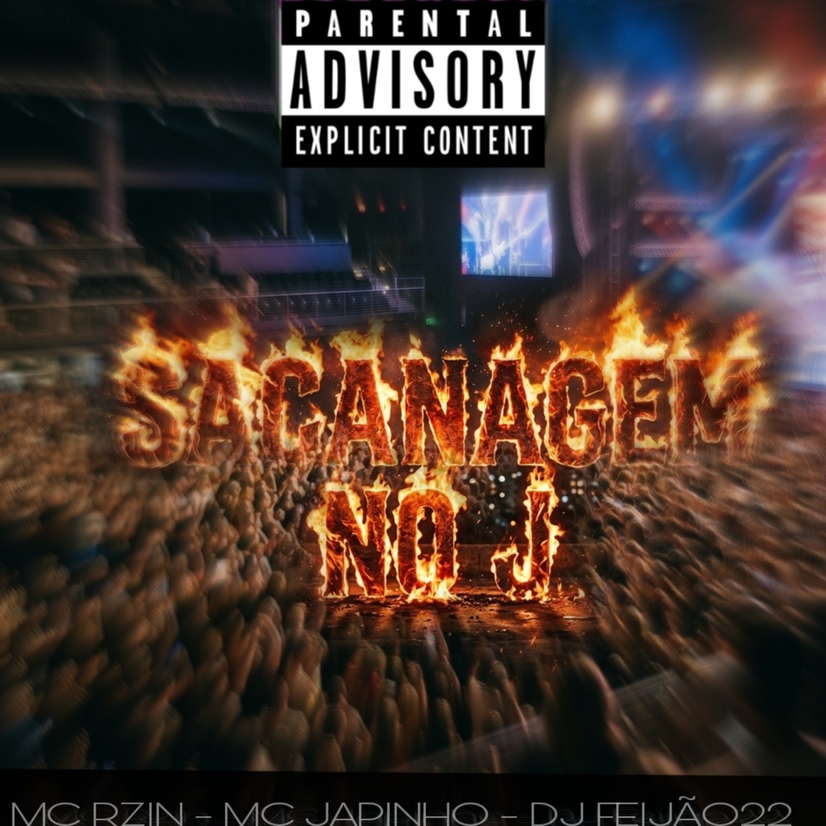 Sacanagem no J (feat. MC Rzin & MC Japinho) - Single by dj feijão22 album cover