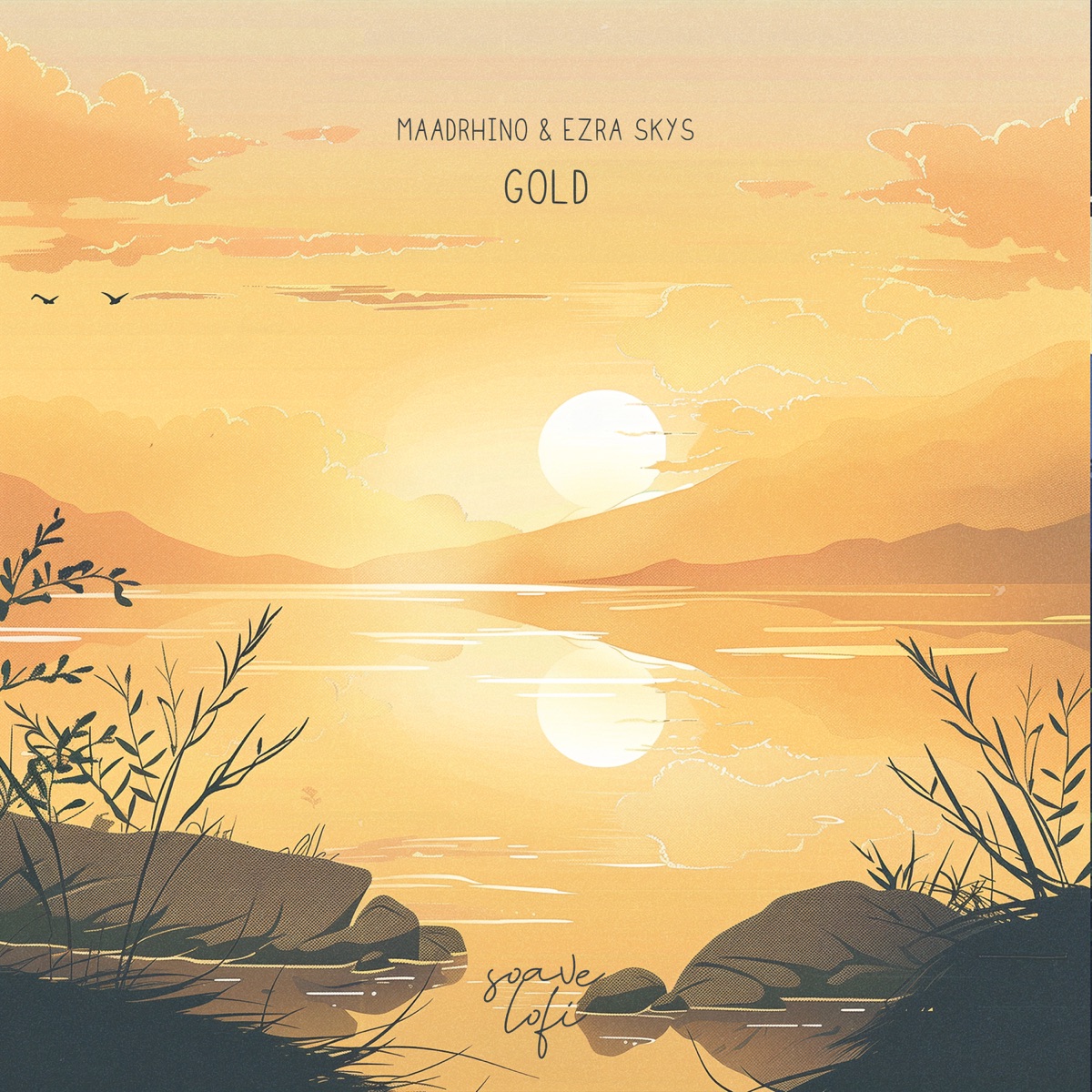 Gold - Single by Maadrhino, Ezra Skys & soave lofi album cover
