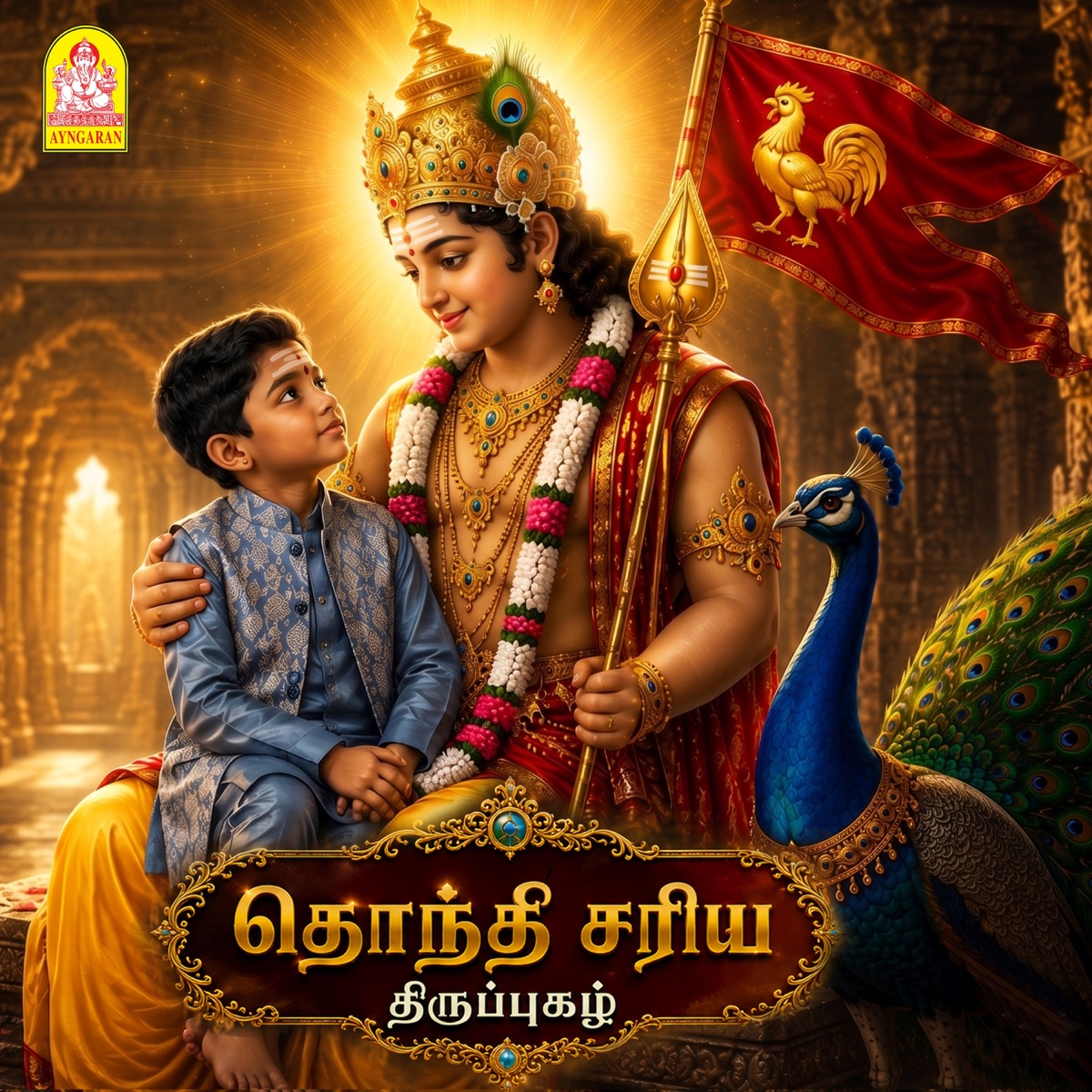 Thonthi Sariya - Thiruppugazh - Single by B.Pradap Kannan, Arunagirinathar & Dhathathreyan Pradap Kannan album cover