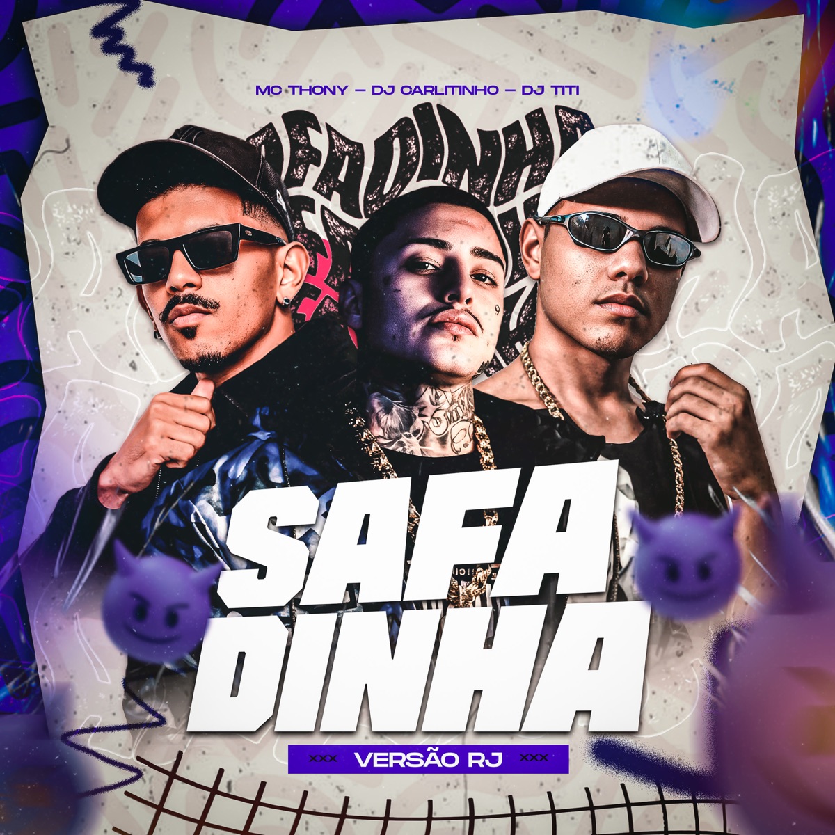 Safadinha Versão RJ - Single by Dj Carlitinho, MC THONY & DJ TITÍ OFICIAL album cover