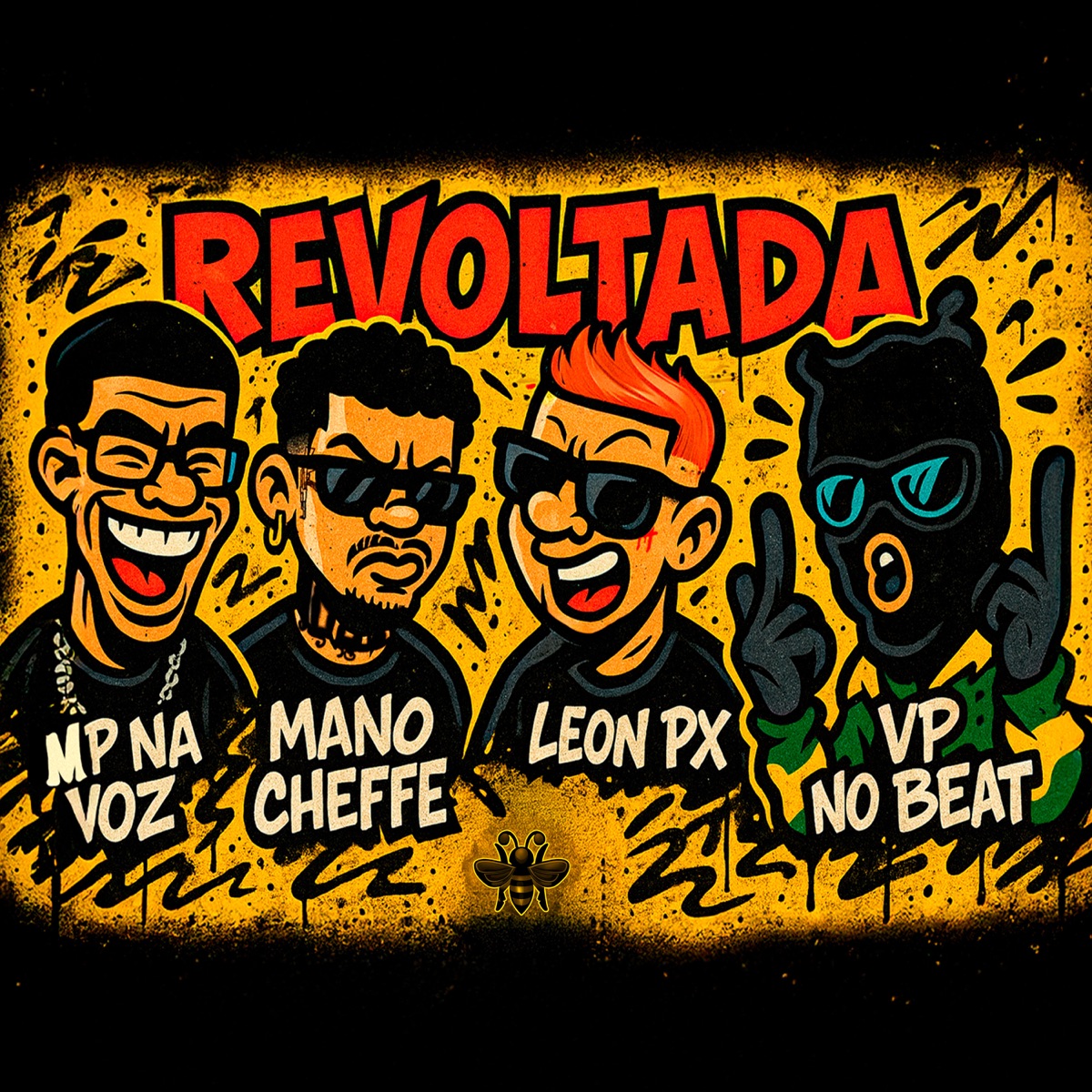 Revoltada - Single by Mano Cheffe, LEON PX, mp na voz & Vp No Beat album cover