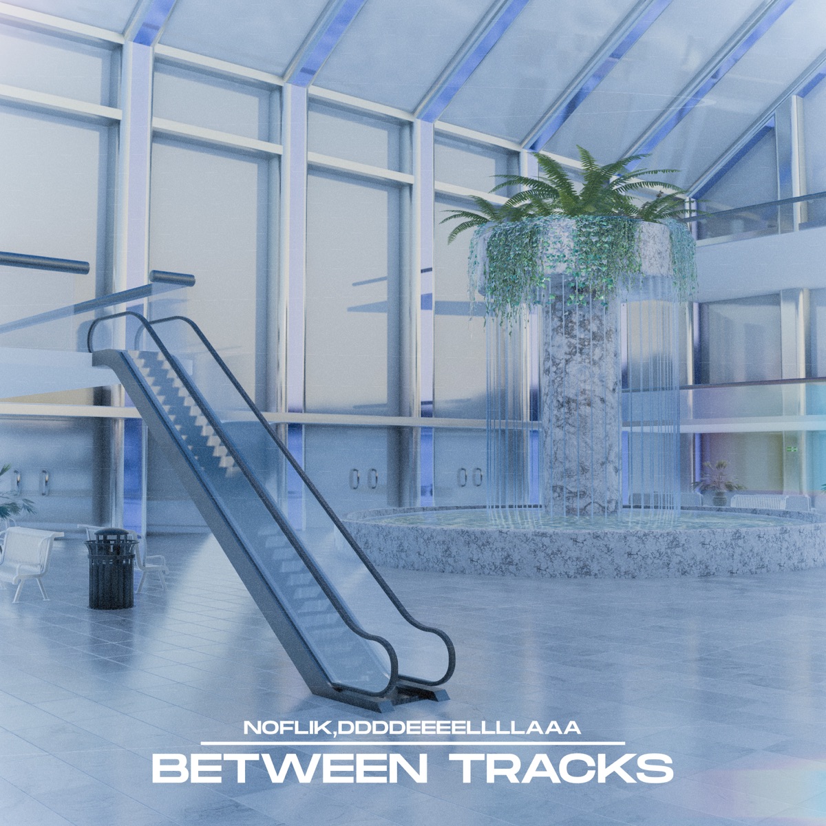 Between Tracks - EP by Noflik & ddddeeeellllaaa album cover