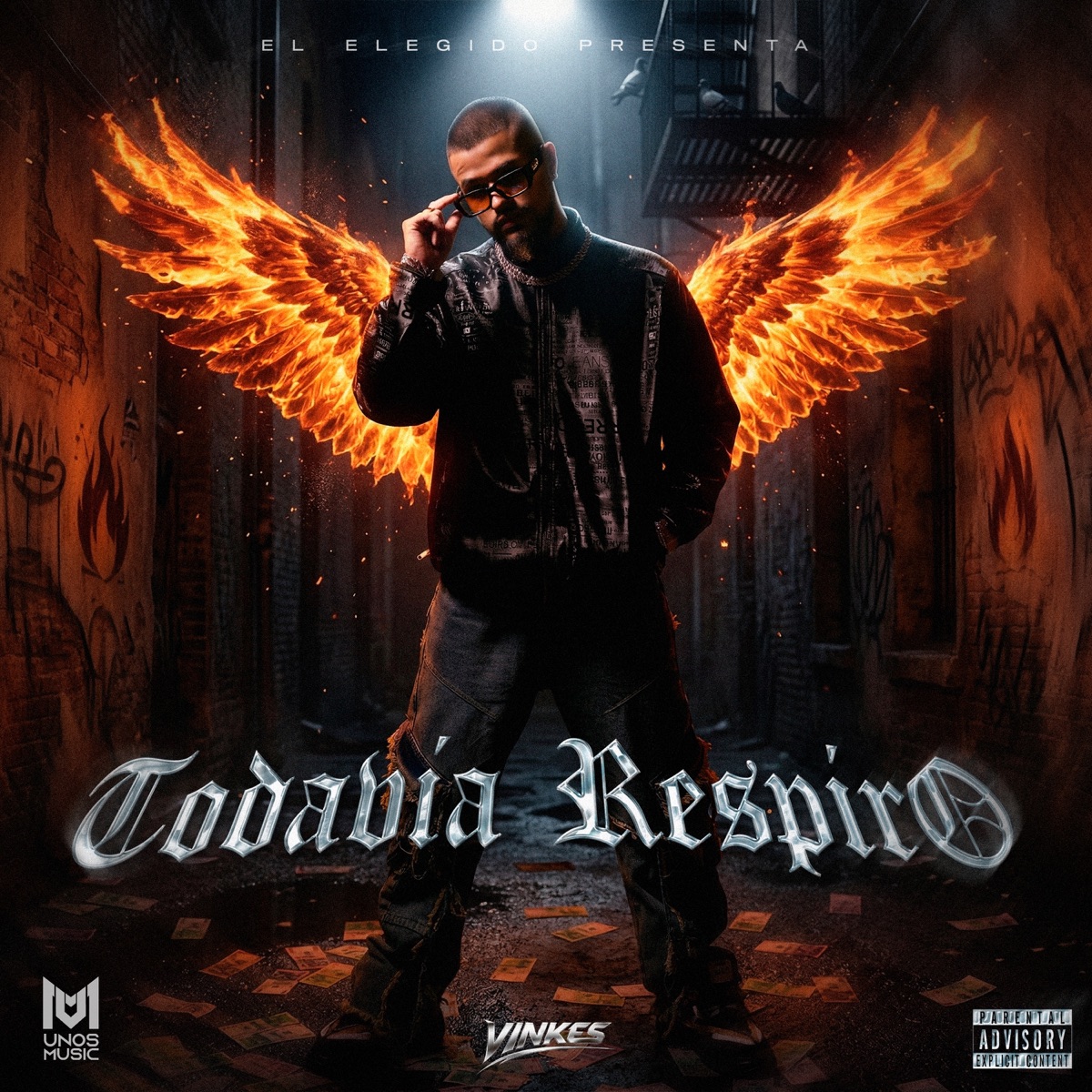 Todavía Respíro - Single by Vinkes & Unos Music album cover