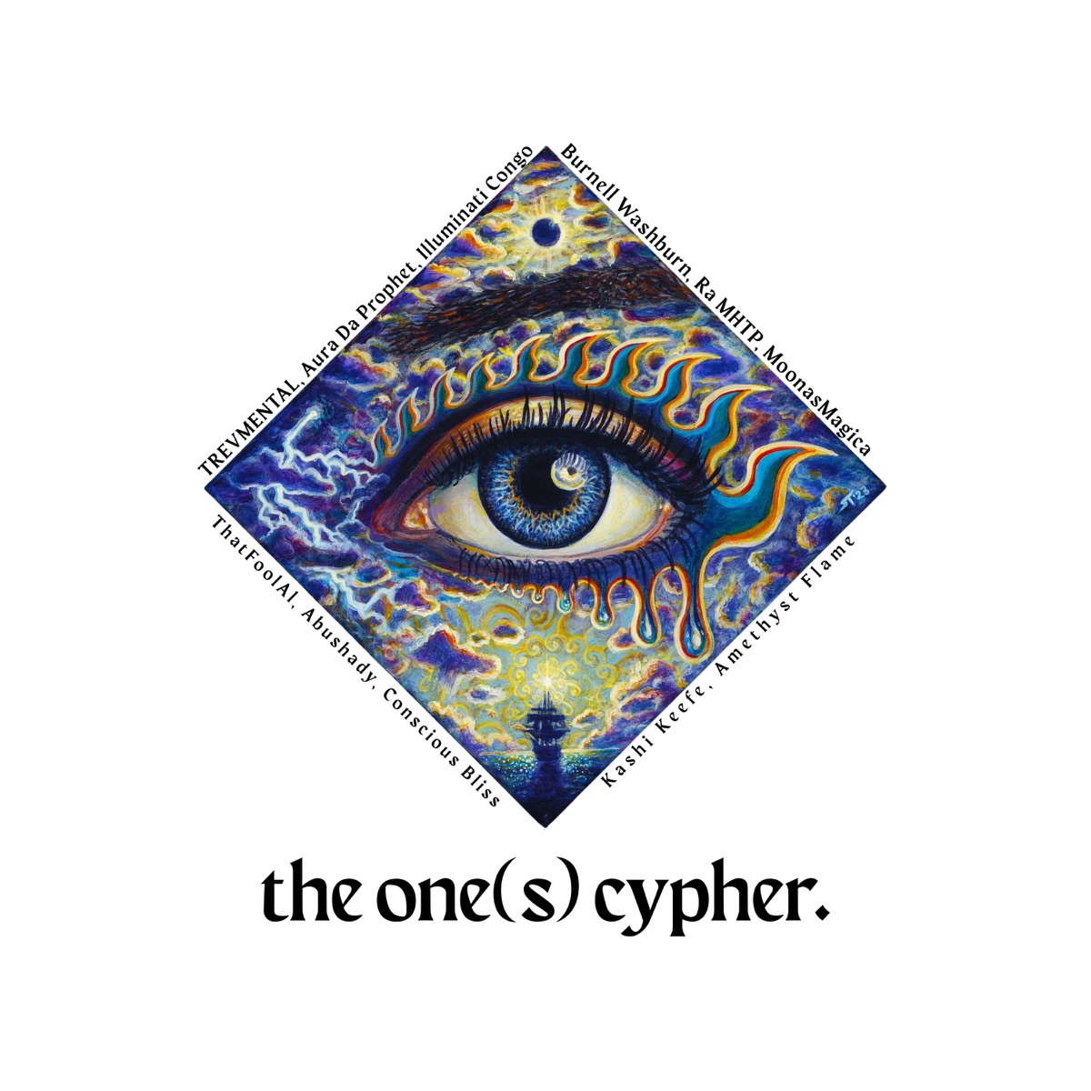 the one(s) cypher. - EP by TREVMENTAL, Aura Da Prophet, Illuminati Congo & Burnell Washburn album cover