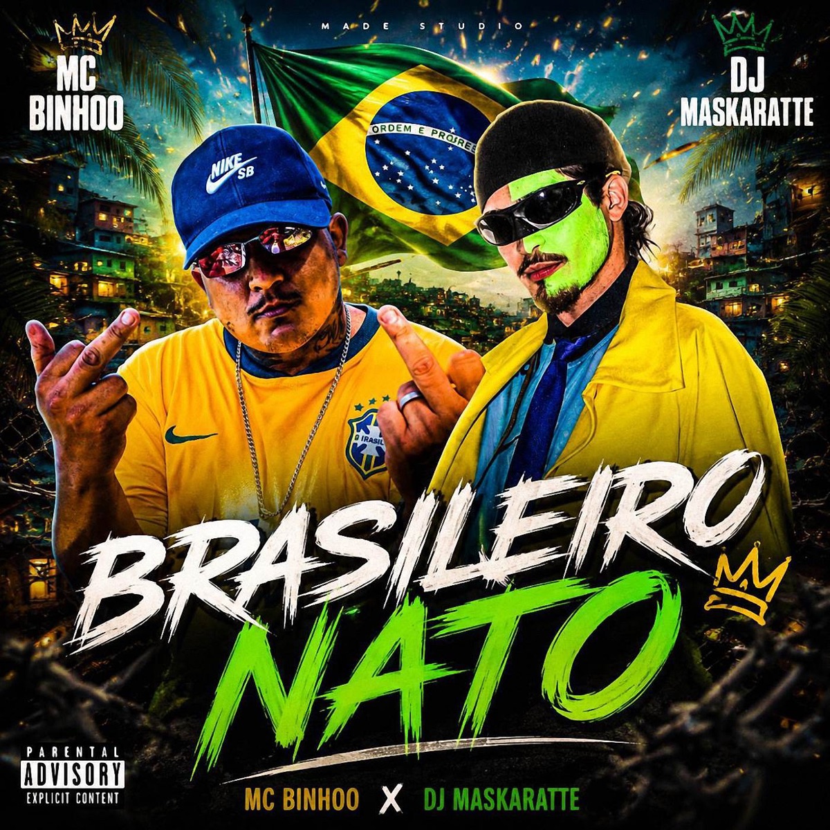 Brasileiro Nato - Single by DJ MASKARATTE & MC Binhoo album cover