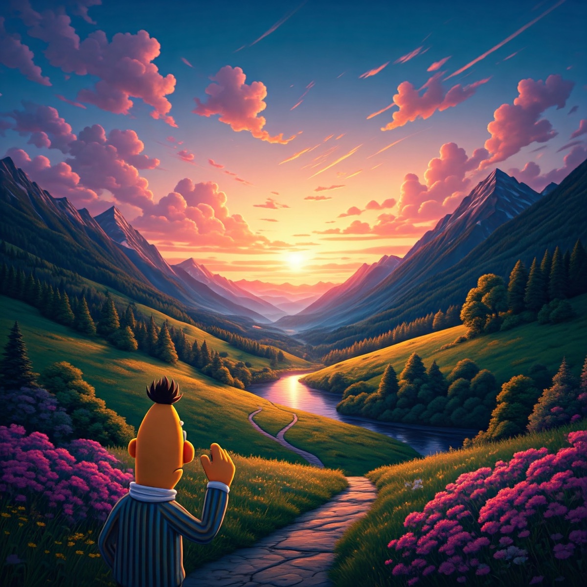 Joyful Steps - Single by Bert album cover