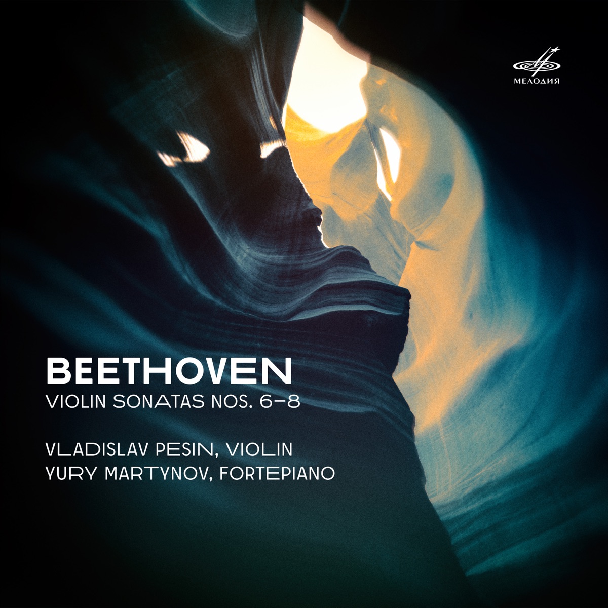 Beethoven: Violin Sonatas Nos. 6–8 (Live) by Vladislav Pesin & Yury Martynov album cover