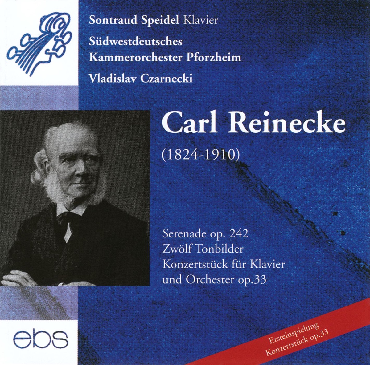 Reinecke: Works for String Orchestra by Sontraud Speidel, Vladislav Czarnecki & Südwestdeutsches Kammerorchester Pforzheim album cover