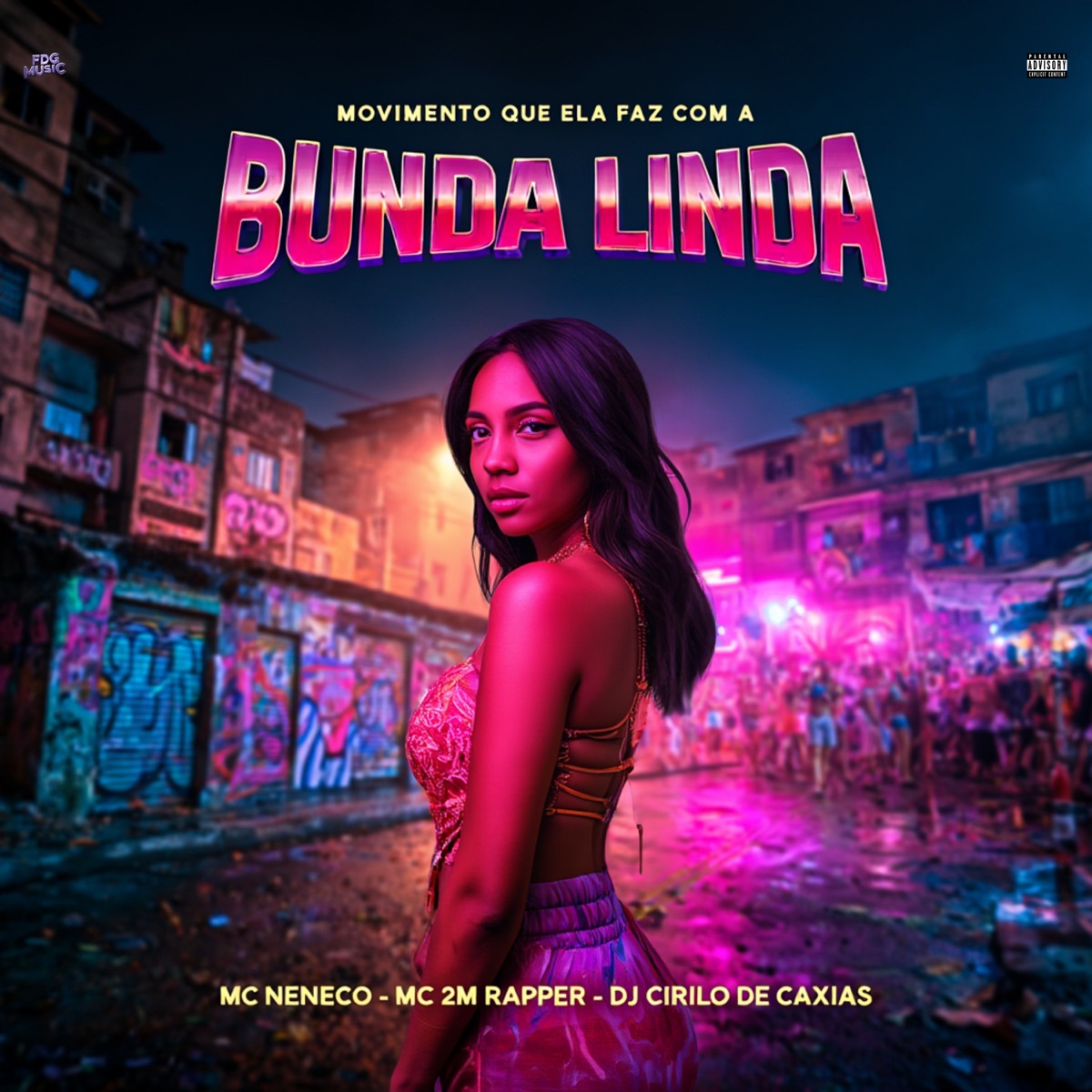 Movimento Que Ela Faz Com a Bunda Linda - Single by MC NENECO & MC 2M Rapper album cover