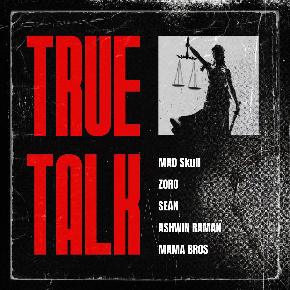 True Talk (feat. Aaron Zoro, Sean.music & MamaBros) - Single by Mad Skull album cover