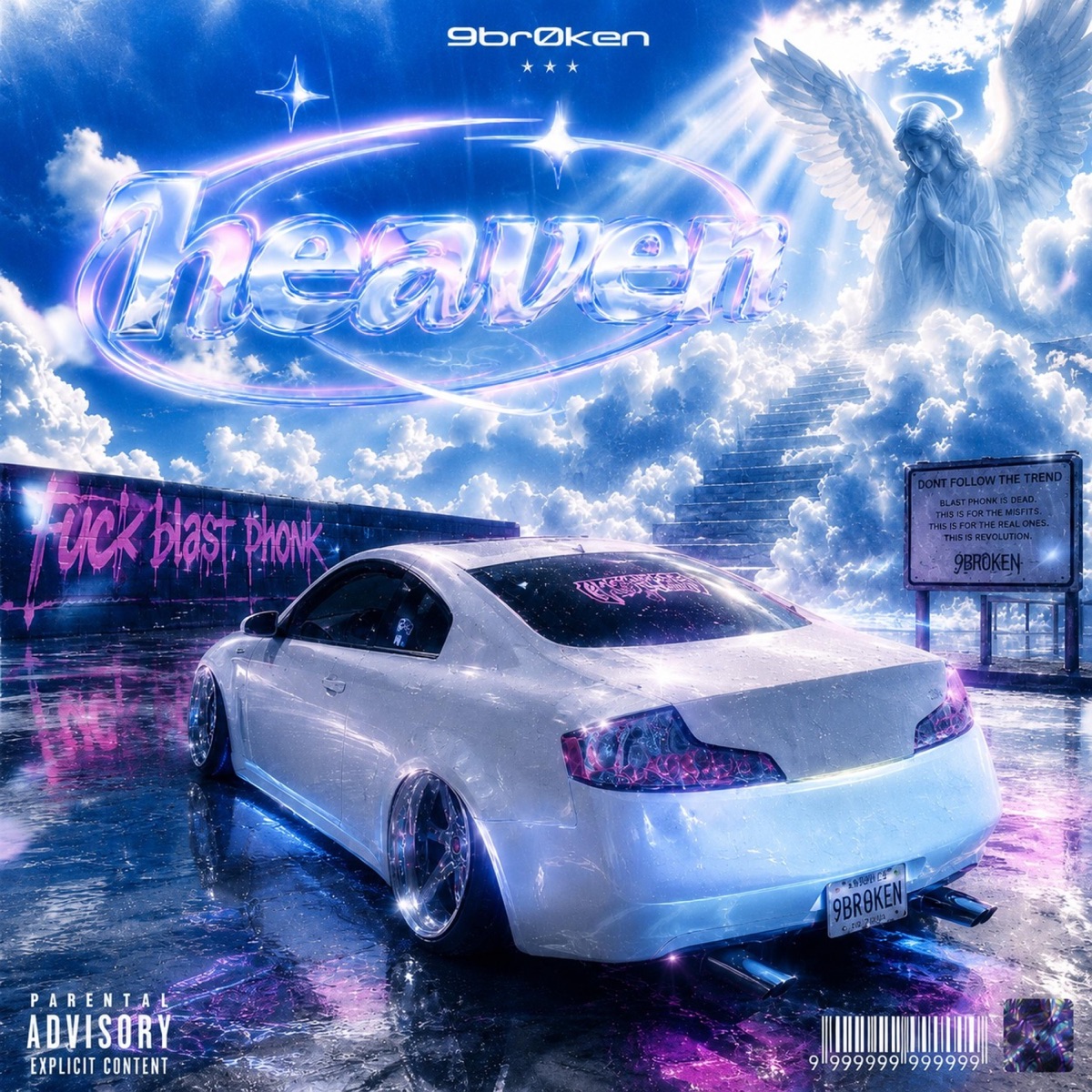 heaven - Single by 9BR0KEN album cover