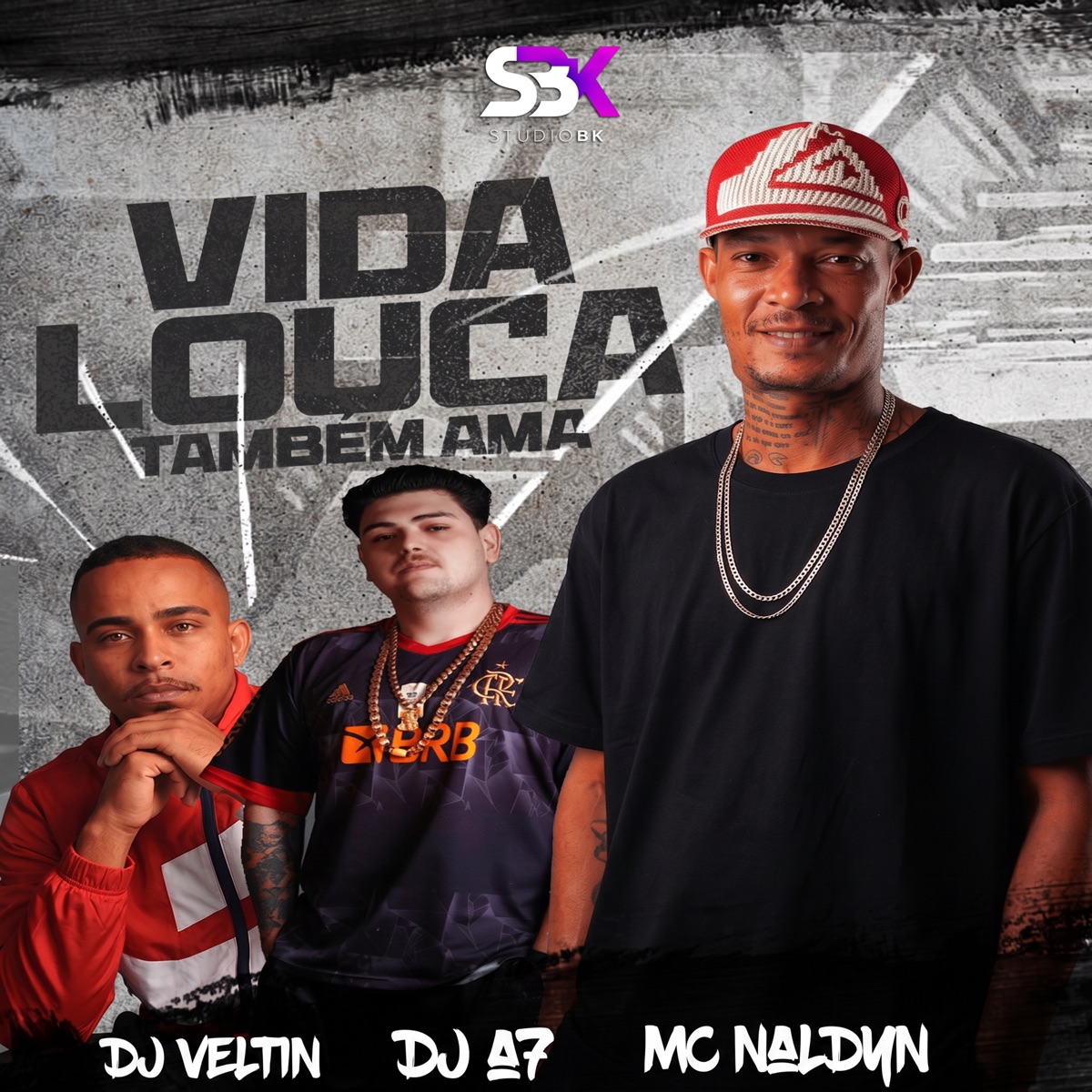 Vida Louca Também Ama - Single by MC Naldyn, DJ VELTIN & DJ A7 album cover