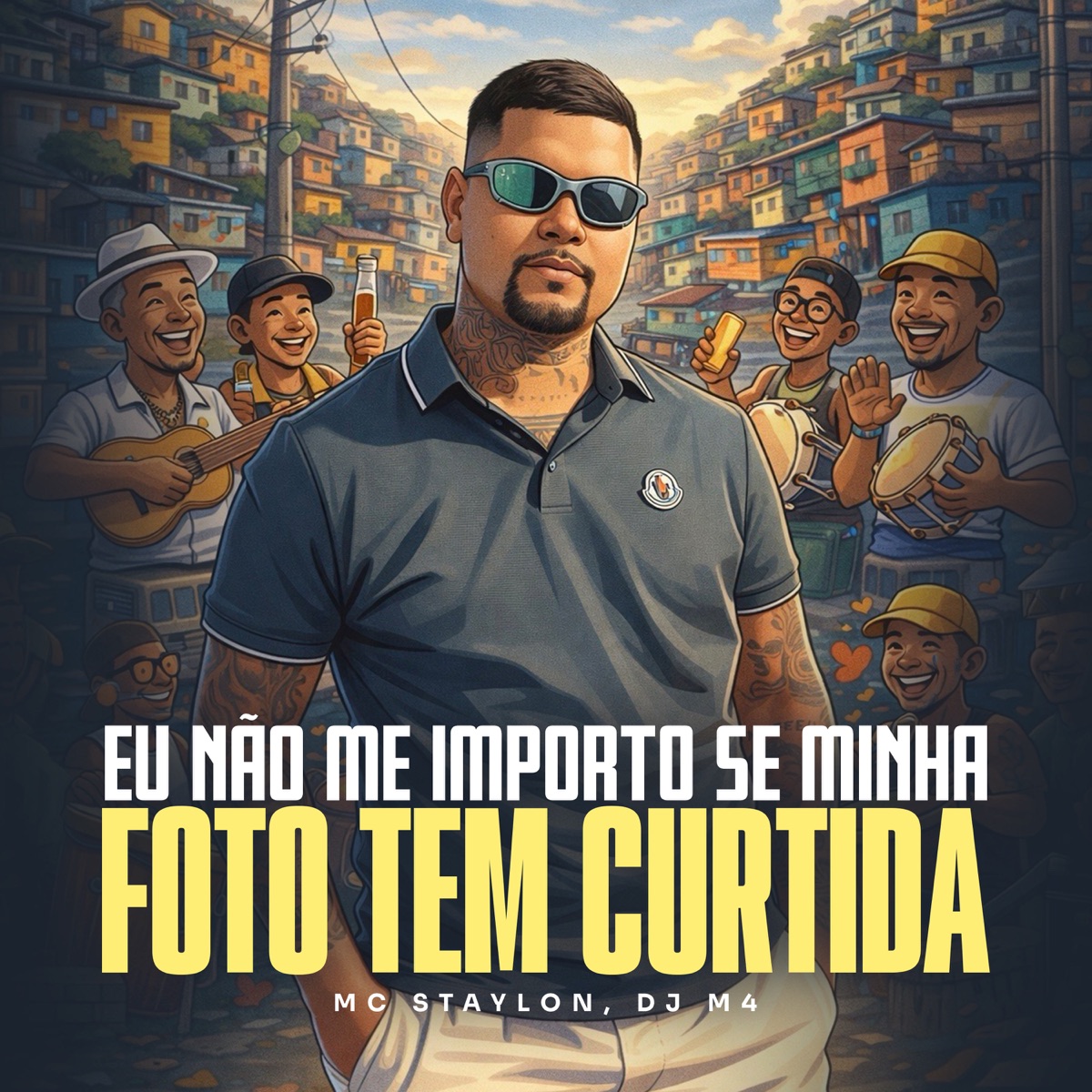 Eu não me importo se minha foto tem curtida - Single by MC Staylon & DJ M4 album cover