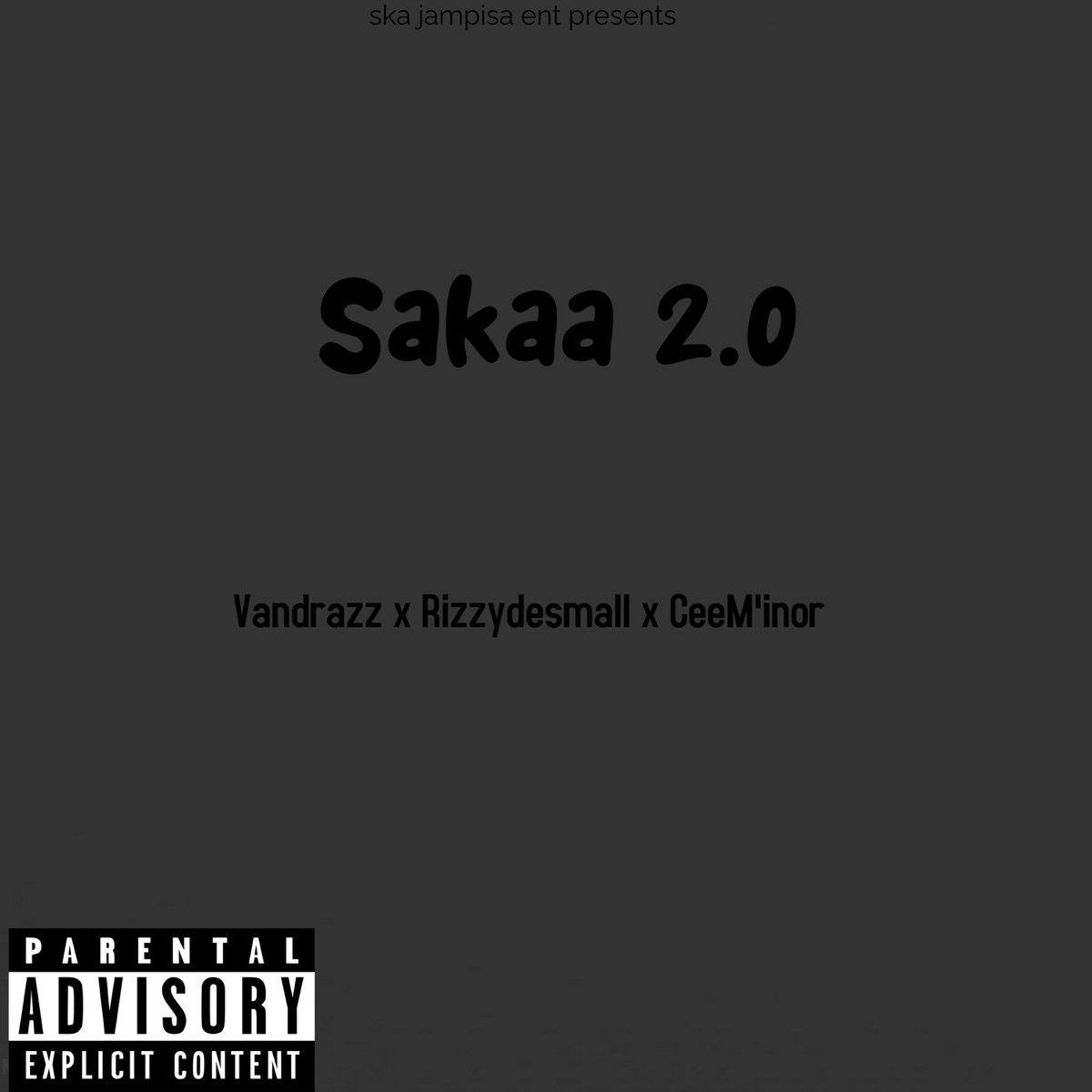 Sakaa 2.0 - Single by Vandrazz, CeeM’inor & Rizzydesmall album cover