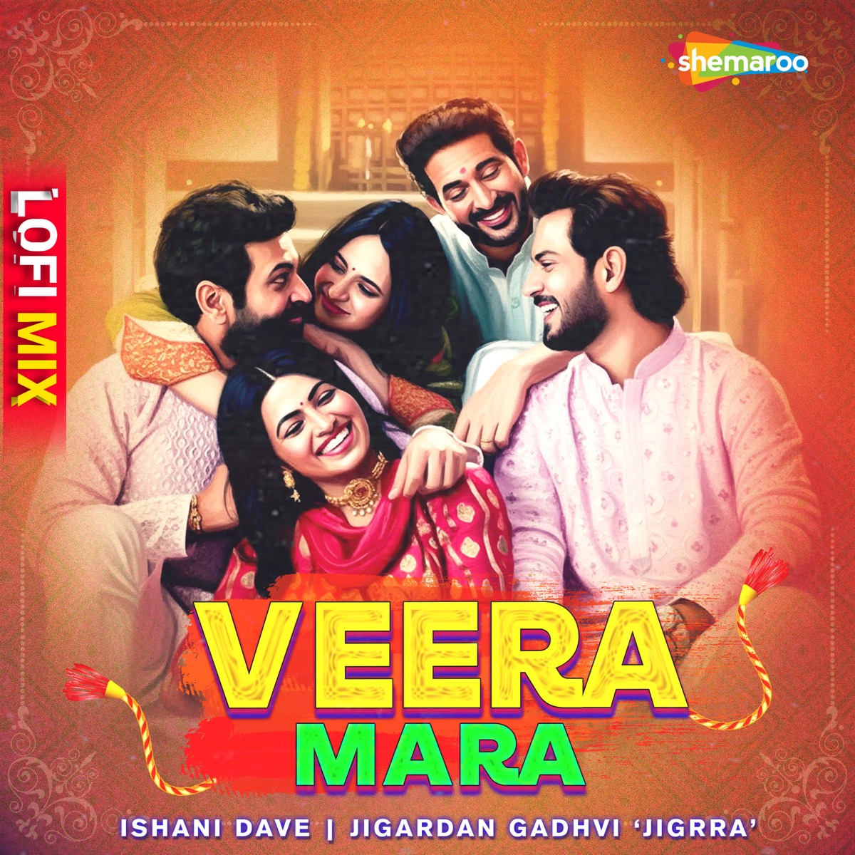 Veera Mara Lofi Mix - Single by Ishani Dave & Jigardan Gadhvi album cover