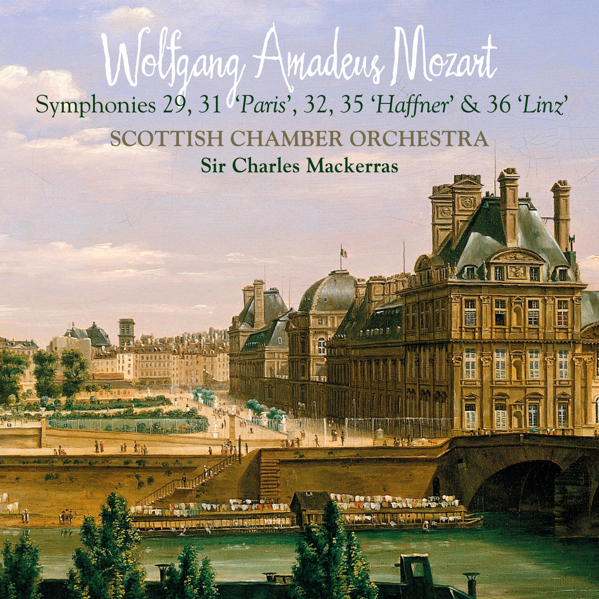 Mozart: Symphonies 29, 31 "Paris", 32, 35 "Haffner" & 36 "Linz" by Scottish Chamber Orchestra & Sir Charles Mackerras album cover