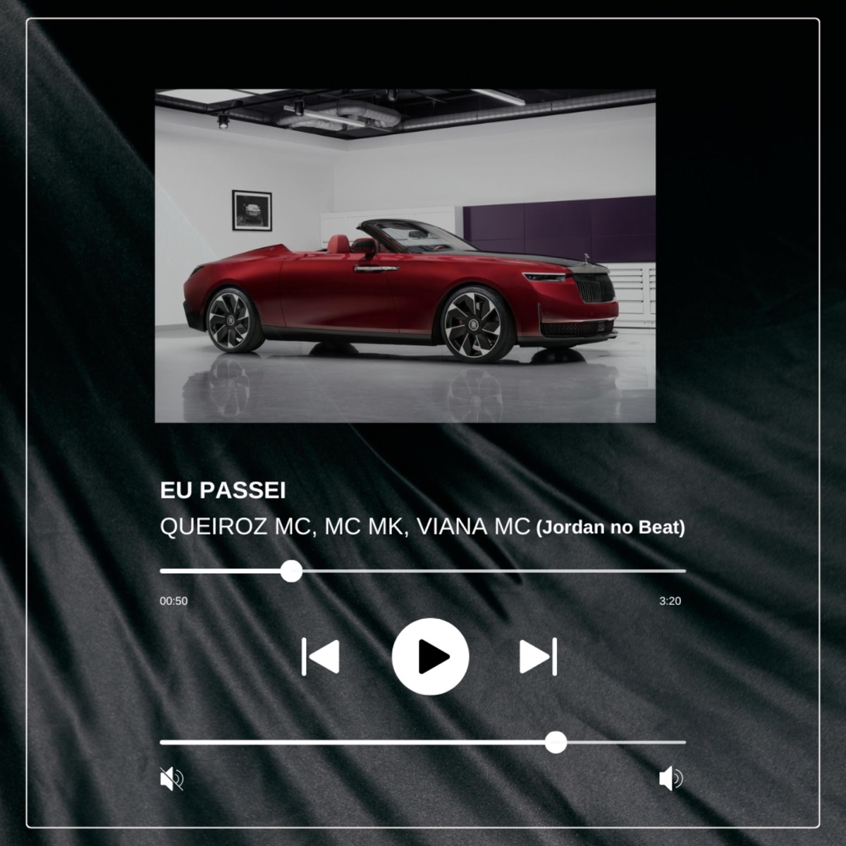 Eu passei (feat. MC MK & Viana MC) [Oficial Jordan Remix] - Single by Queiroz Mc album cover