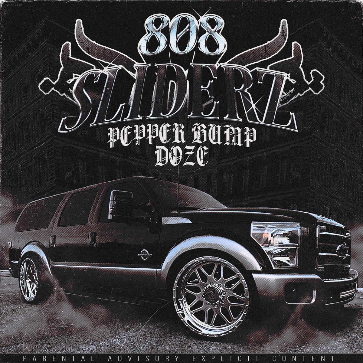 808 SLIDERZ by PEPPER BUMP & DOZE album cover