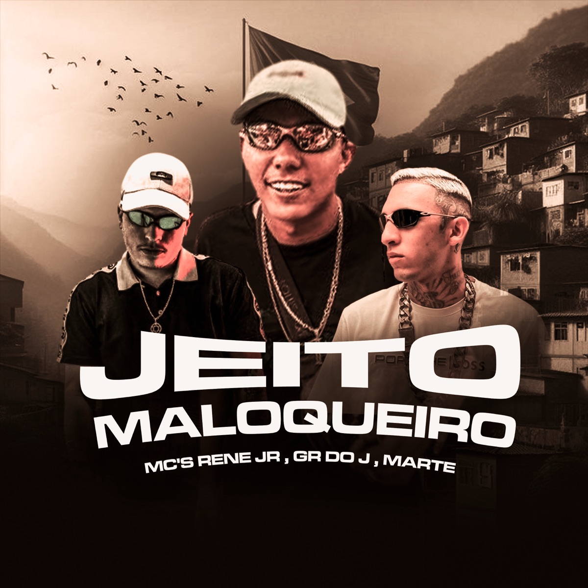 Jeito Maloqueiro - Single by Mc Marte, MC GR do J, MC Rene JR & DJ Faveliano album cover