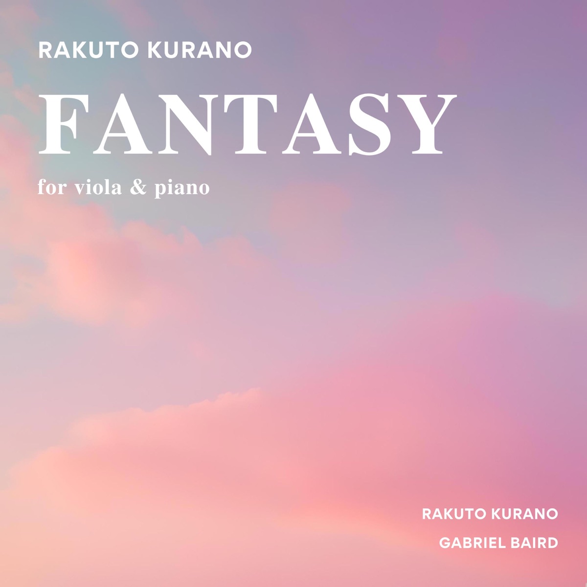 Fantasy for Viola & Piano - Single by Rakuto Kurano album cover