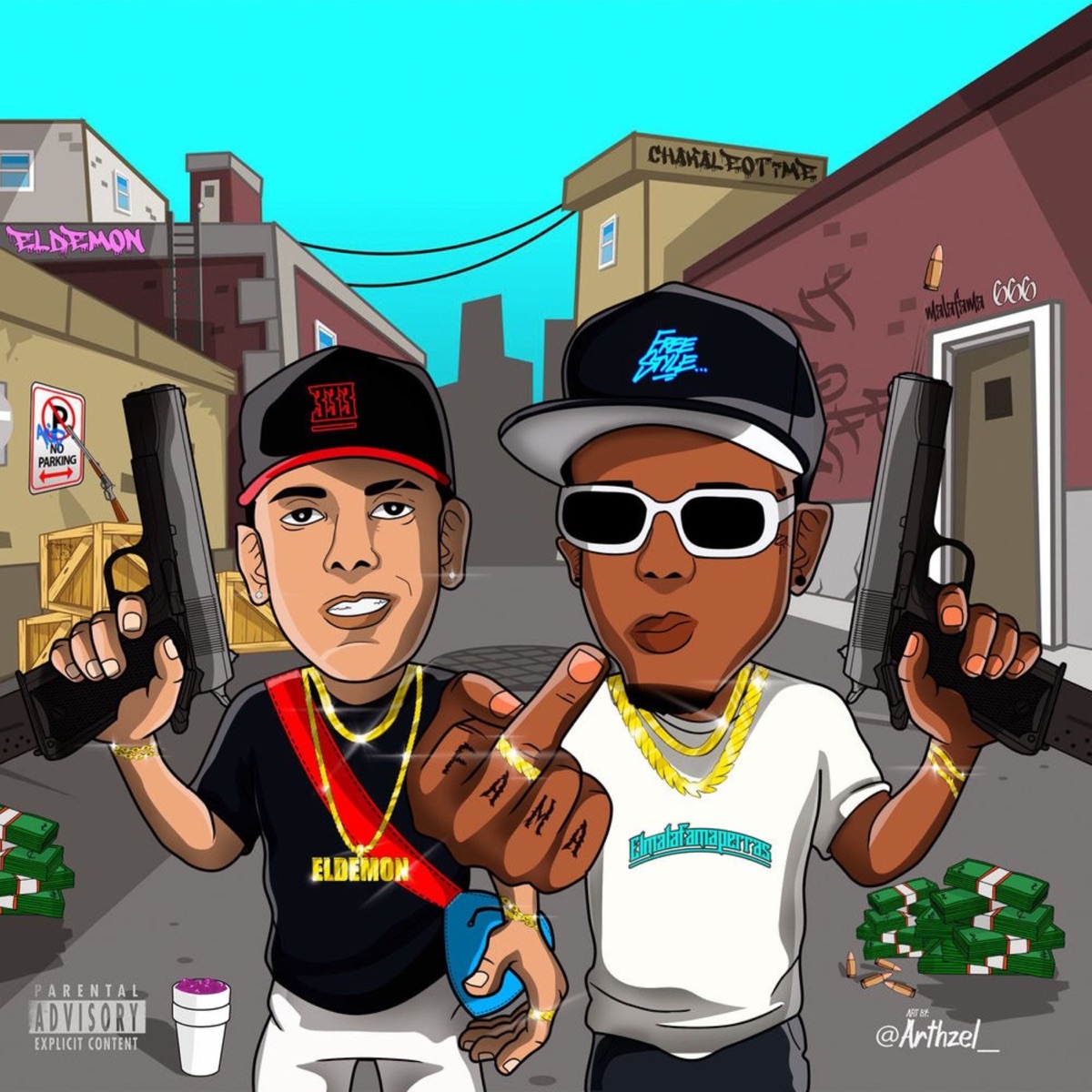 Pistola - Single by ElMalaFama, Reboll333 & FineSound Music album cover