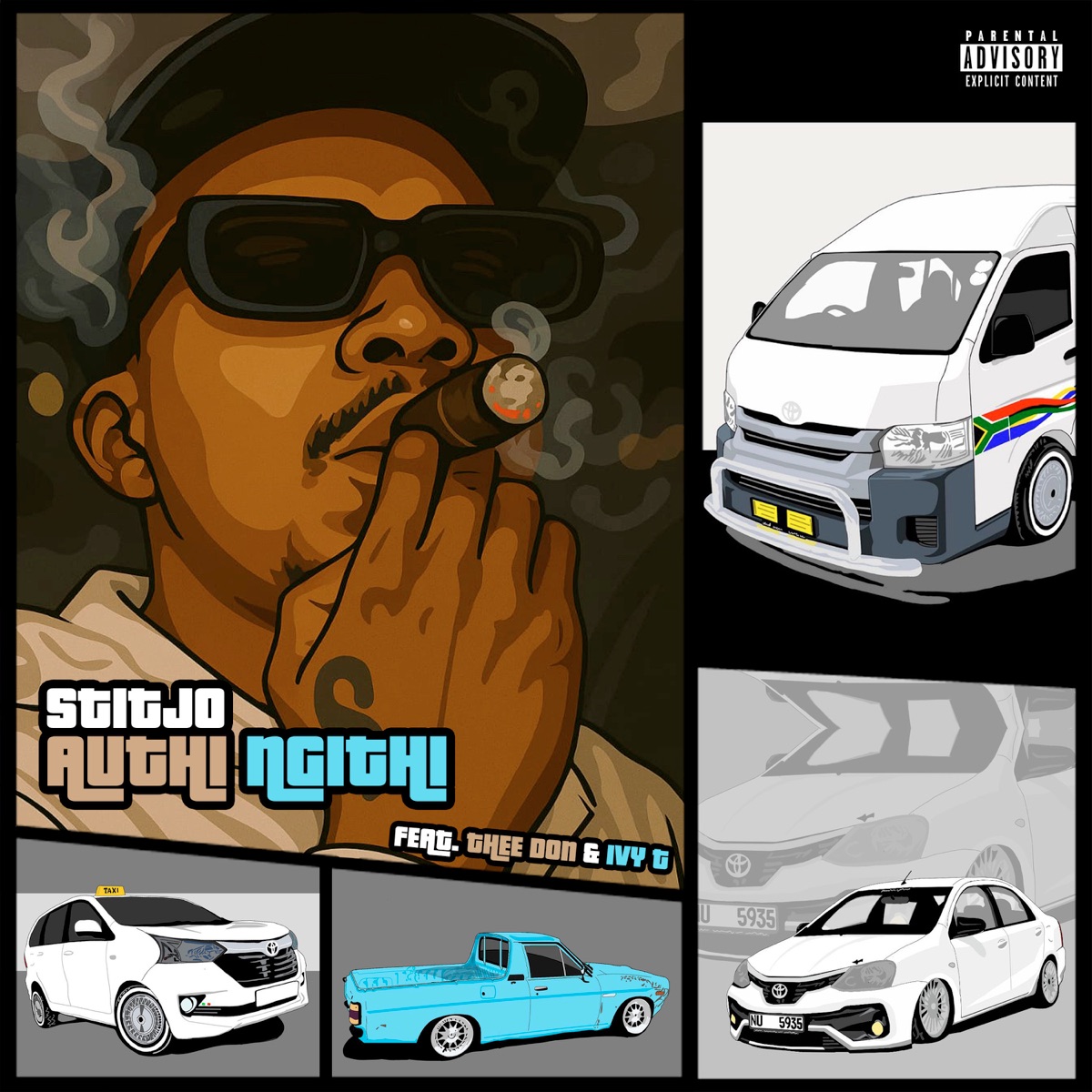 Authi Ngithi (feat. Thee Don & Ivy T) - Single by Stitjo album cover