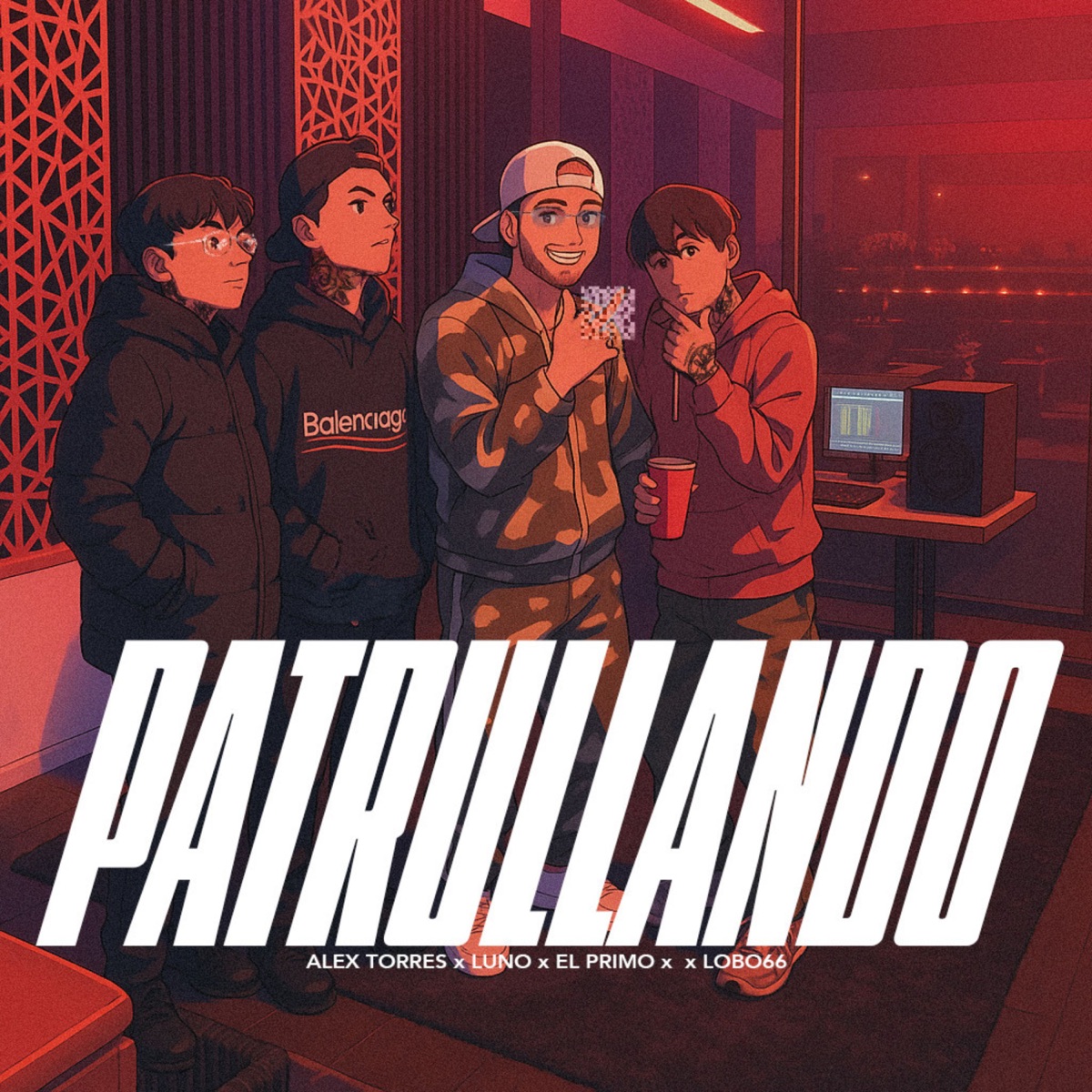 PATRULLANDO - Single by Luno, alex torres, El Primo & LOBO66 album cover