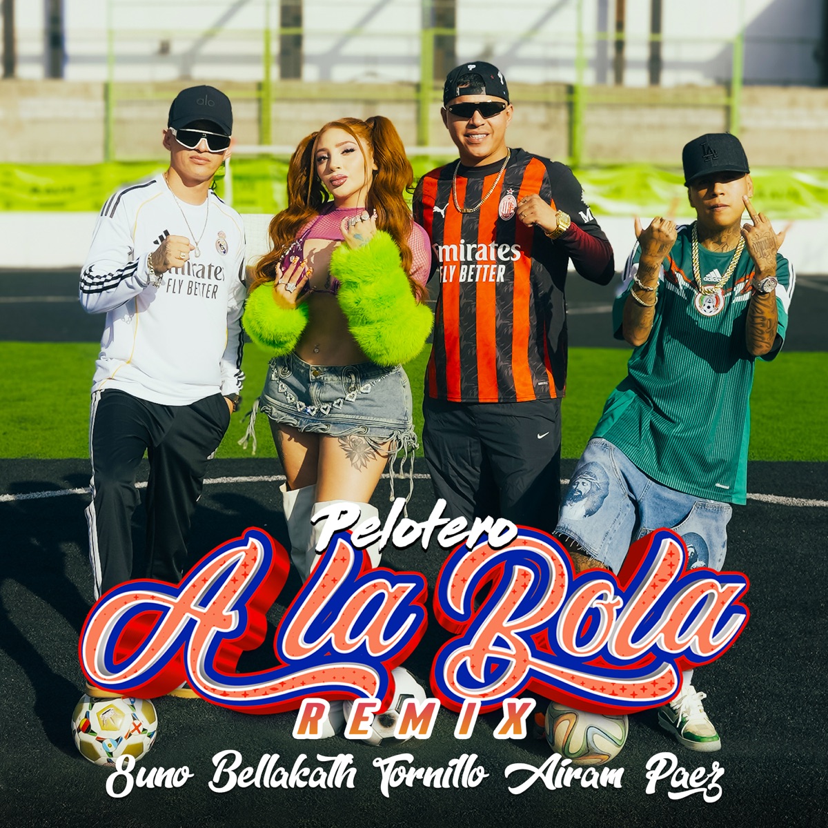 Pelotero A La Bola (Remix) - Single by 8Uno, Bellakath, Tornillo & Airam Páez album cover