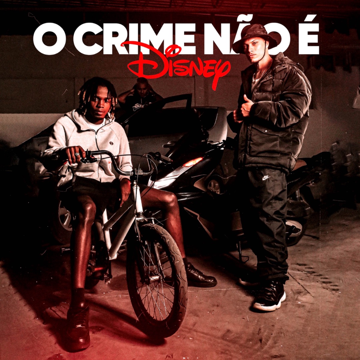 O Crime Não é Disney (feat. PrimoNoBeat) - Single by BLK Mc, Drac records & Danike album cover