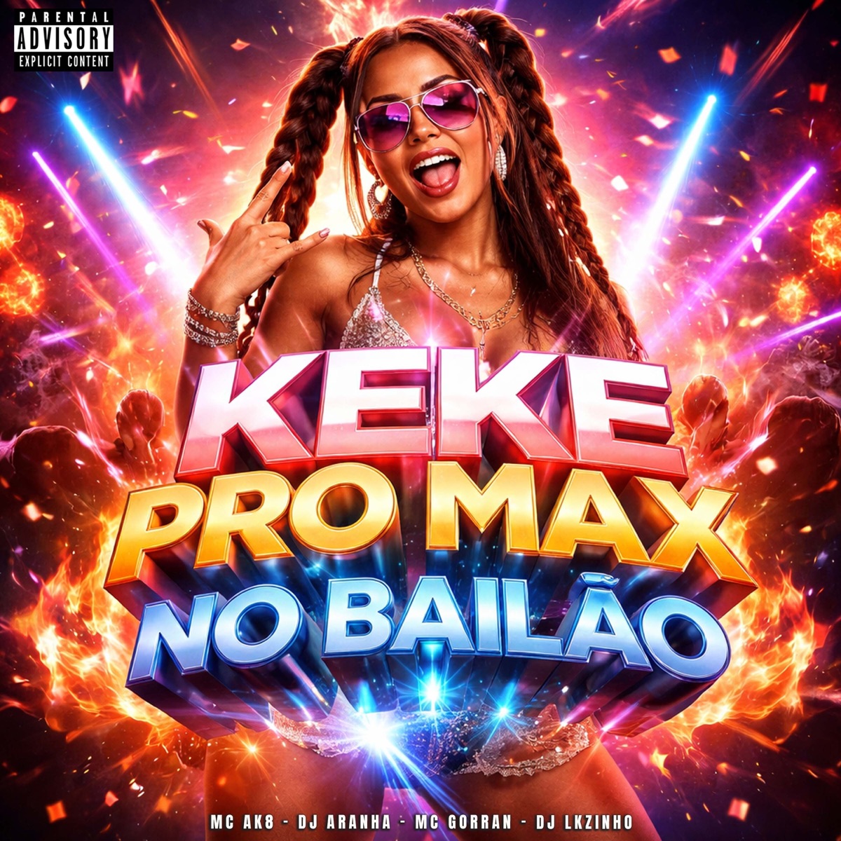 Keke pro Max no Bailão - Single by MC AK8 & MC Gorran album cover
