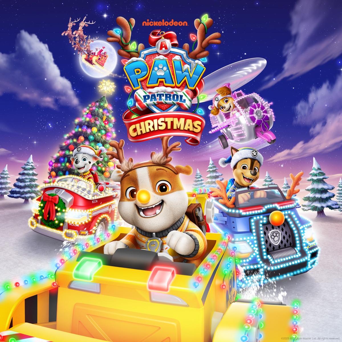 A Paw Patrol Christmas by PAW Patrol album cover