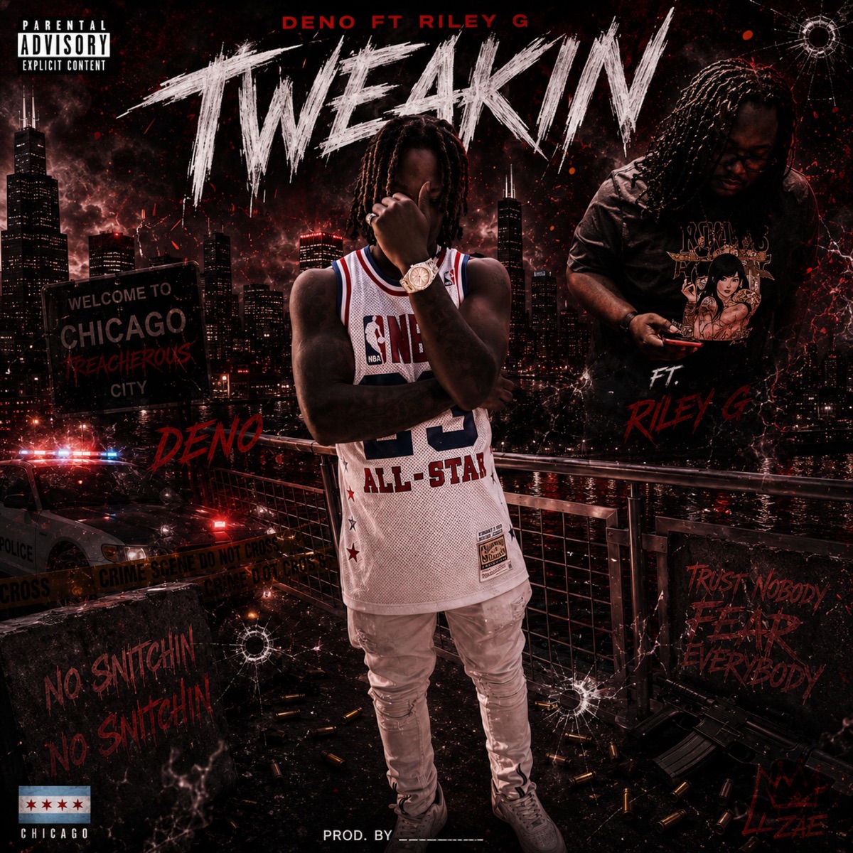 Tweakin (feat. Riley G) - Single by ItzDeNo album cover