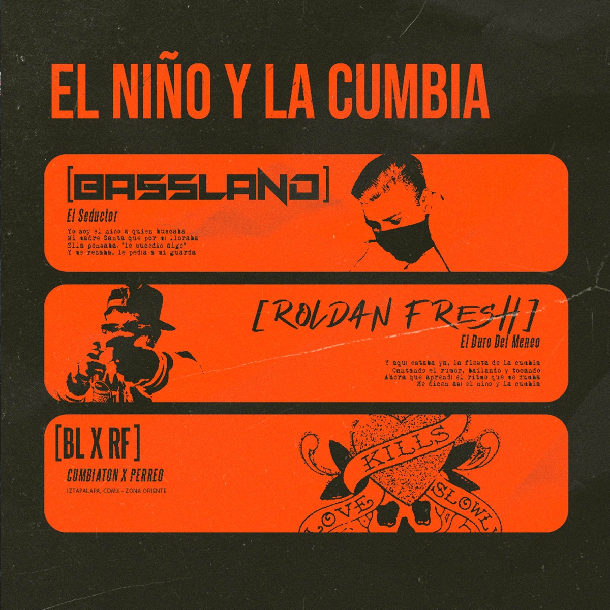 El Niño Y La Cumbia - Single by Bassland & Roldan fresh album cover