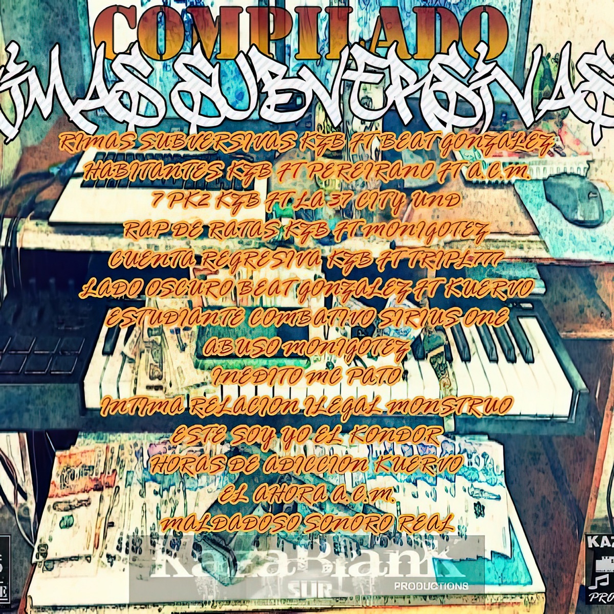 Rimas Subversivas (feat. Beat Gonzalez & MONSTRUO ILEGAL) - Single by EMPIRIKO KUERVO KLANDESTINO album cover