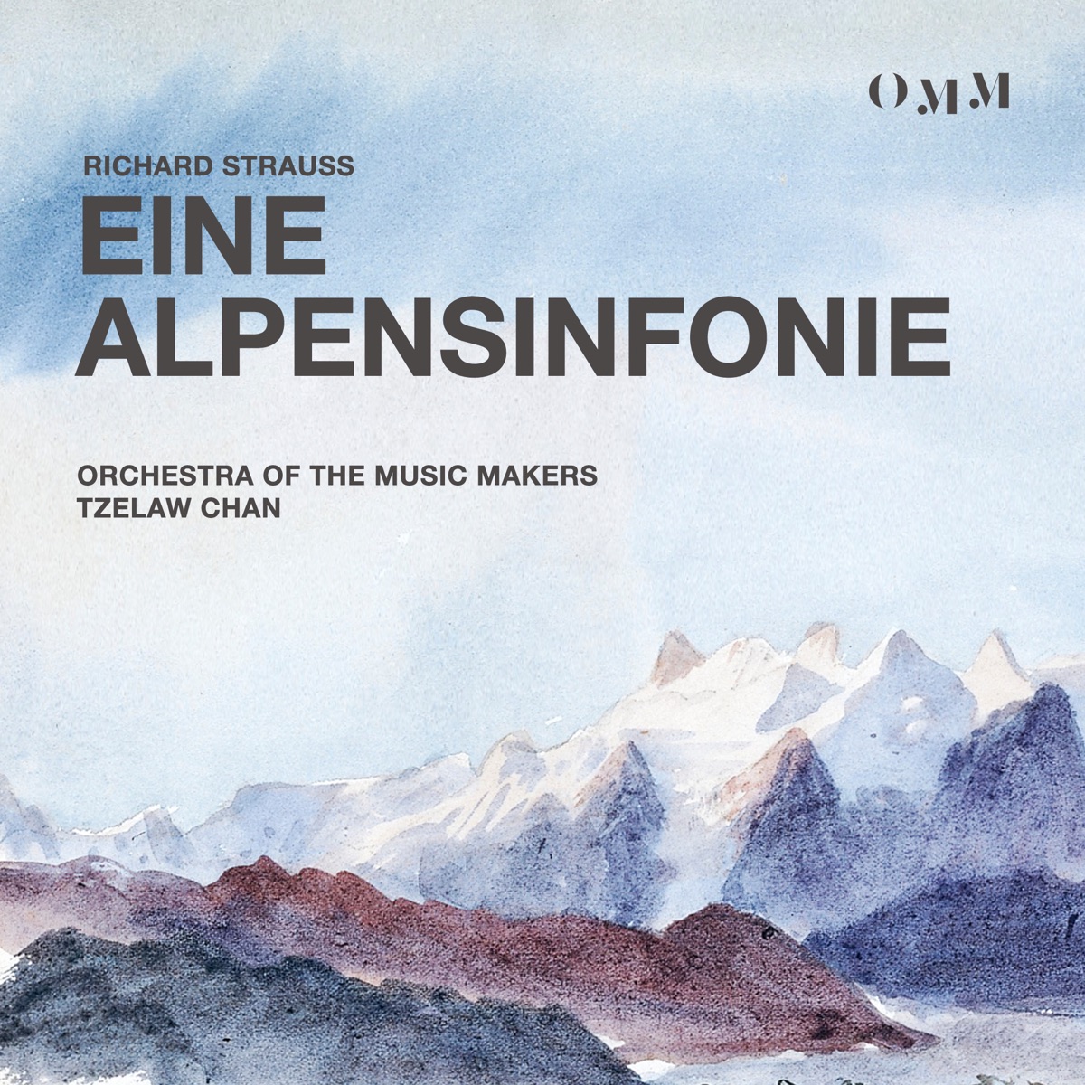 Richard Strauss: Eine Alpensinfonie, Op.64 (Live) by Orchestra of the Music Makers & Tzelaw Chan album cover