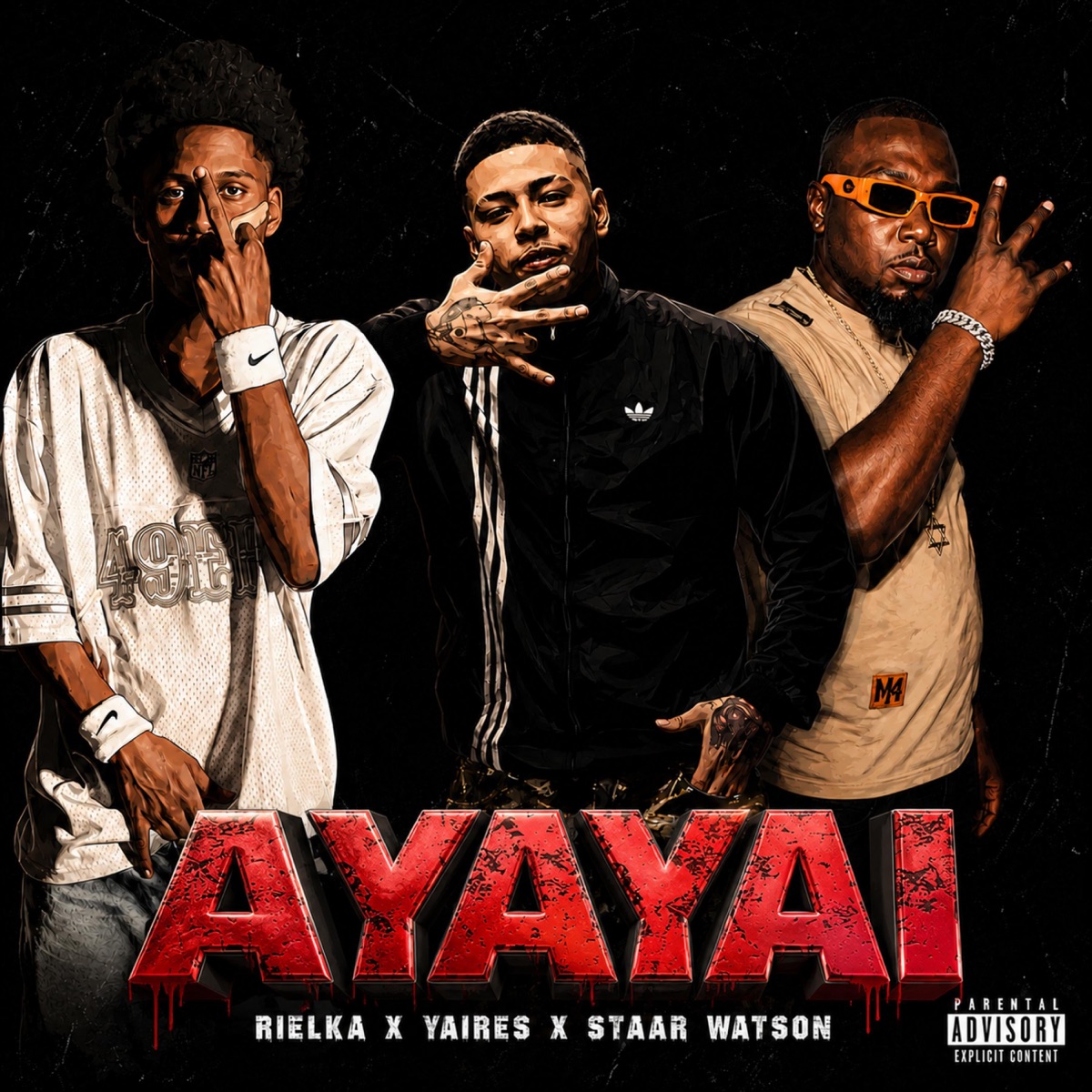 Ayayai (feat. Yaires & Staar watson) - Single by El Rielka album cover