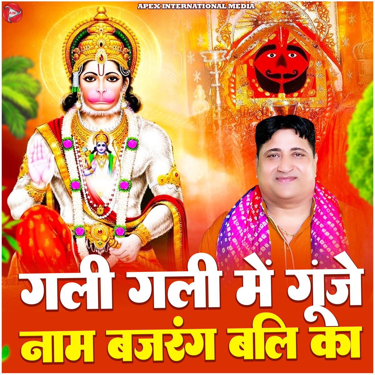 Gali Gali Me Gunje Naam Bajrang Bali Ka - Single by Narender Kaushik album cover