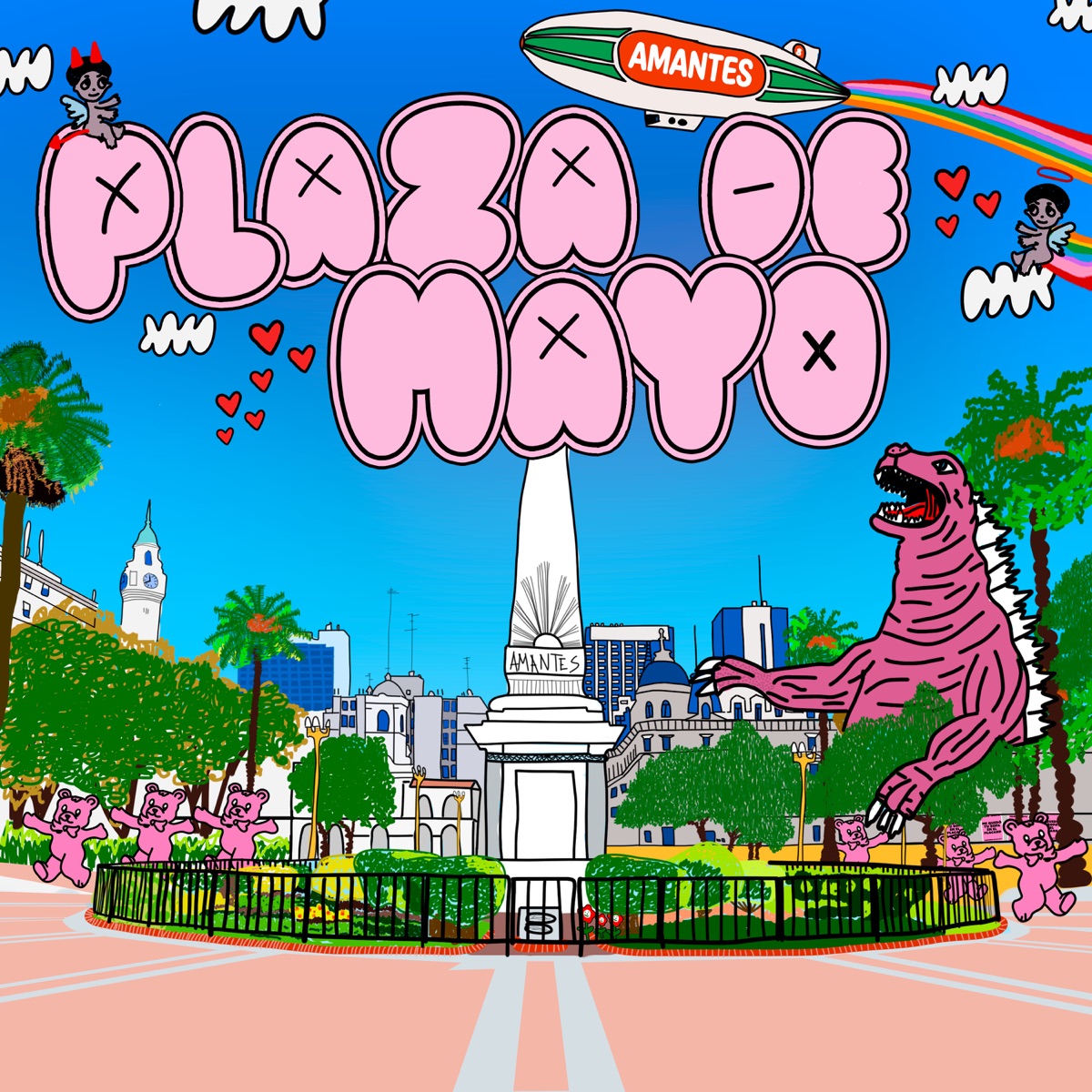 Plaza de Mayo - Single by Amantes album cover
