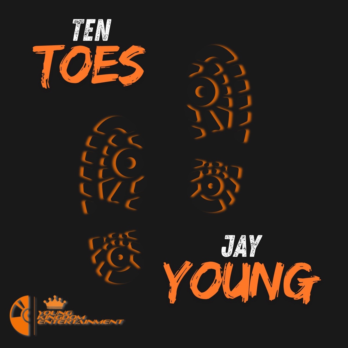 Ten Toes - Single by Jay Young album cover
