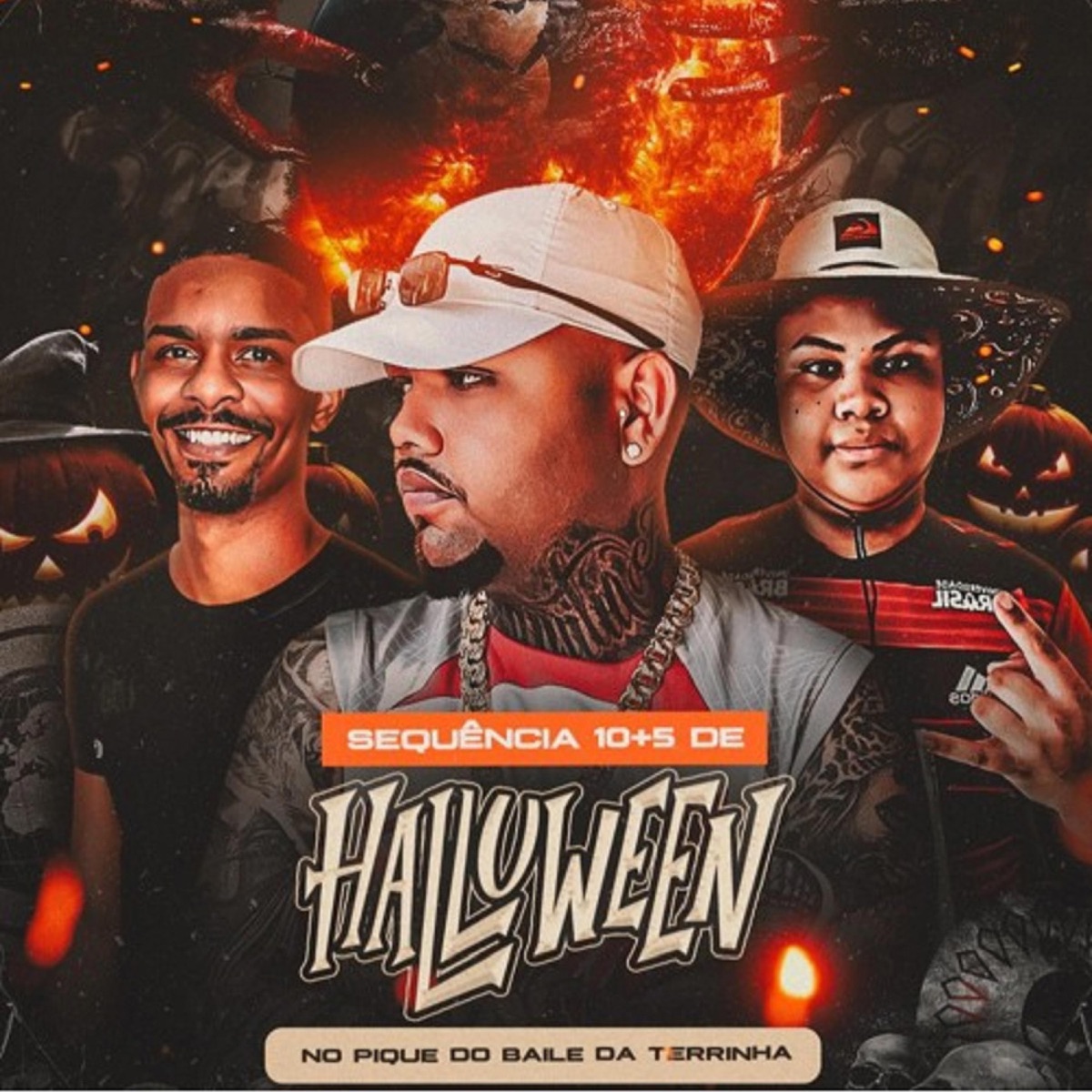 SEQUÊNCIA 10 + 5 NO PIQUE DO BAILE DA TERRINHA (feat. Dj Xella & Dj Matheus Wood) - EP by Dj John Mello album cover