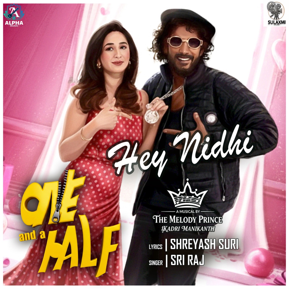 Hey Nidhi (From "One and a Half") [Original Motion Picture Soundtrack] - Single by Kadri Manikanth & Sri Raj album cover