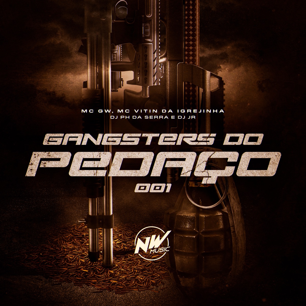 Gângsters do Pedaço 001 - Single by DJ PH DA SERRA, Mc Gw, Dj JR Oficial & Mc Vitin Da Igrejinha album cover