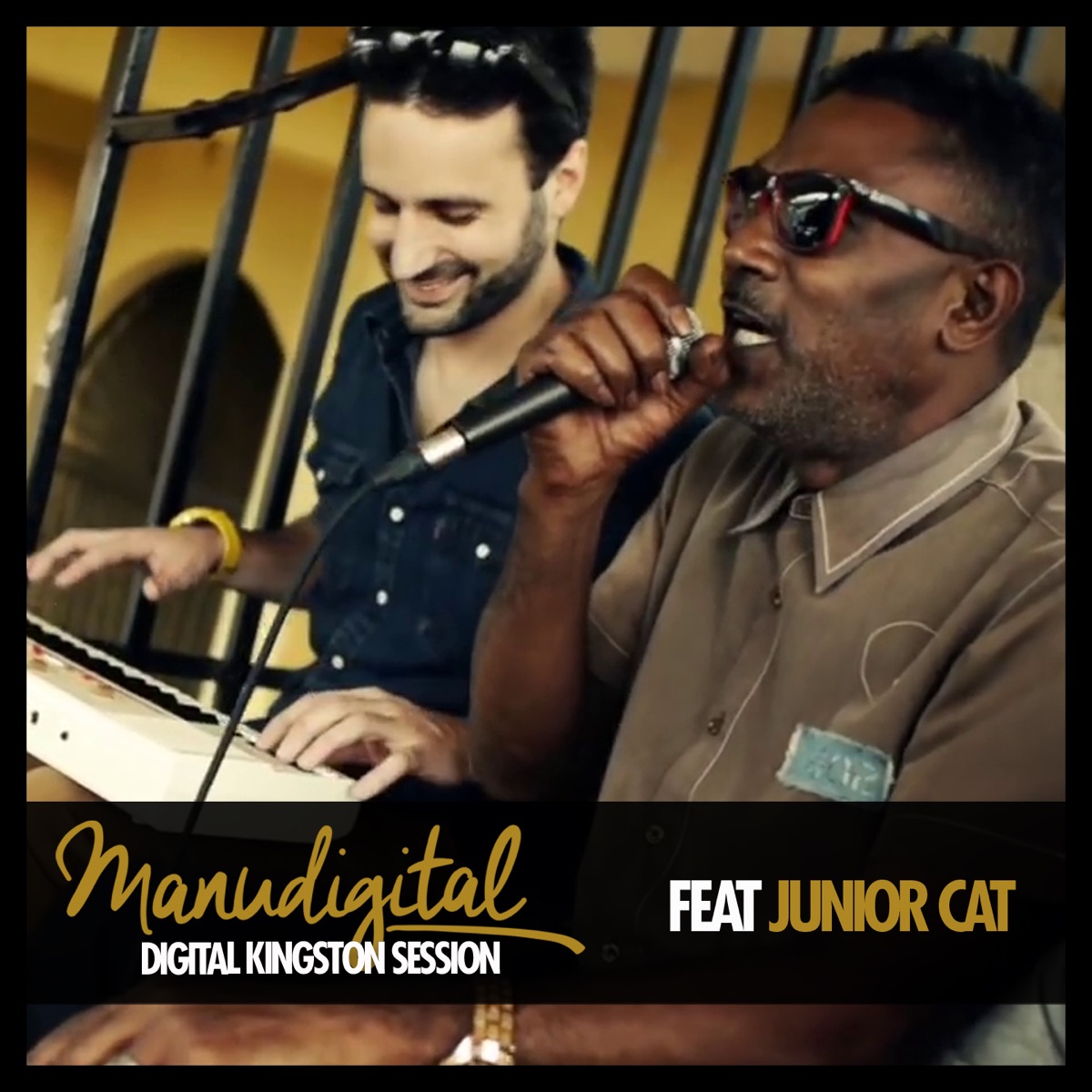Digital Kingston Session (feat. Junior Cat) - Single by Manudigital album cover