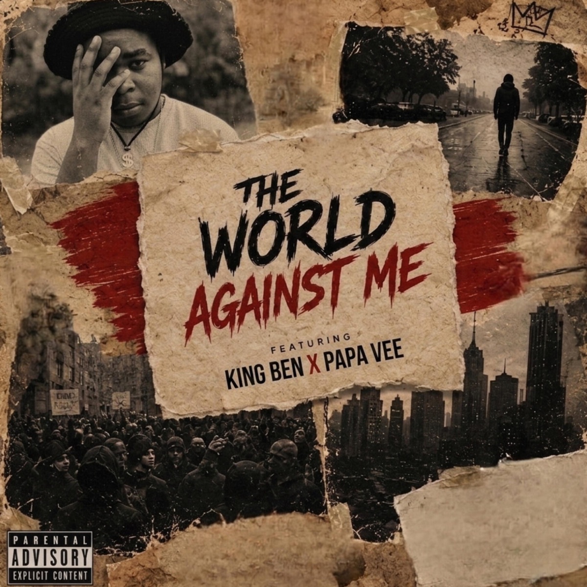The World Against Me (feat. KING BEN SA & Papa Vee) - Single by Twinpower album cover