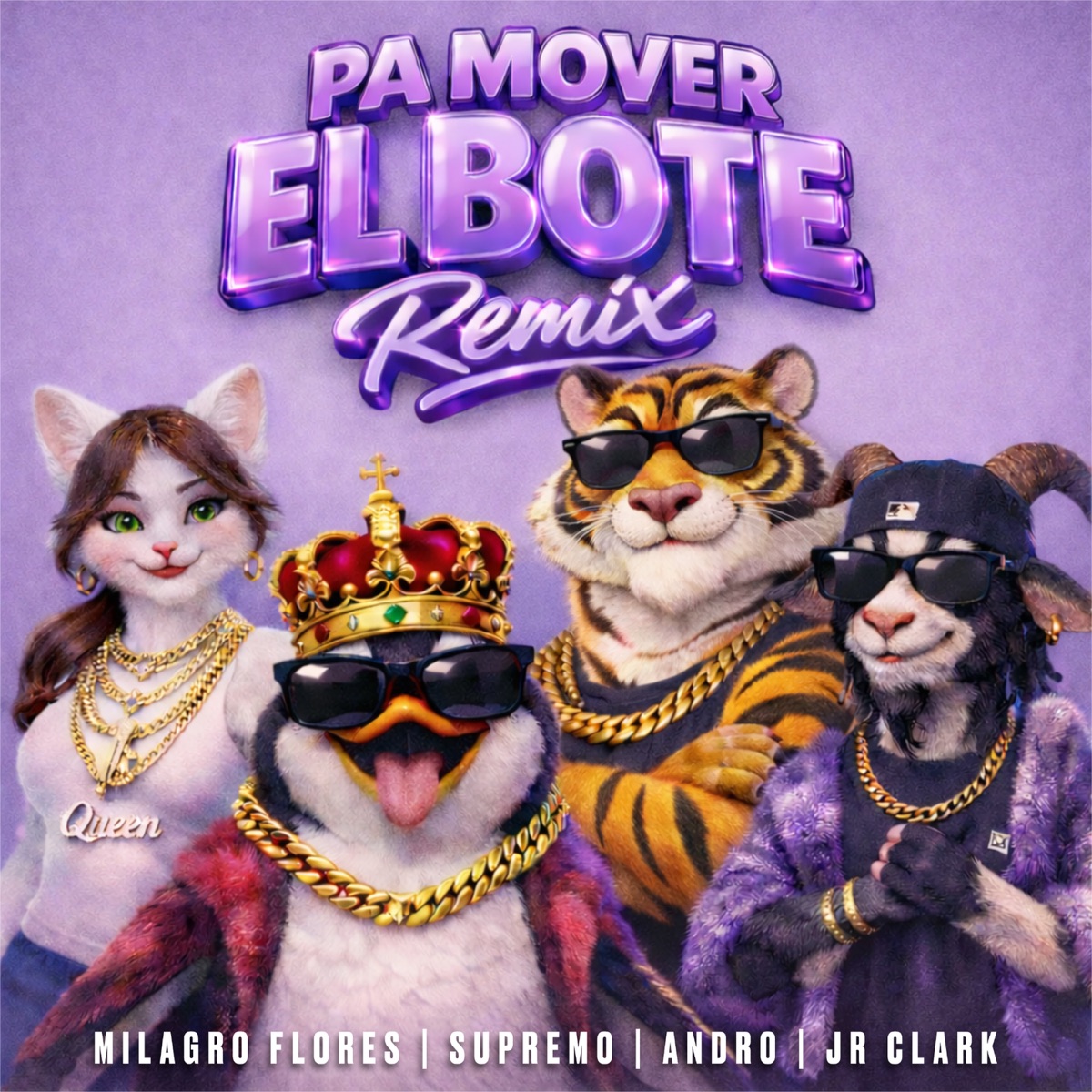 Pa Mover El Bote (Remix) [feat. Jr Clark, Milagro Flores & Andro Skrt] - Single by Supremo album cover