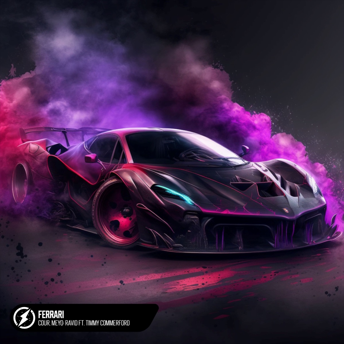 Ferrari - Single by Cour, BAYZY & Meyo album cover
