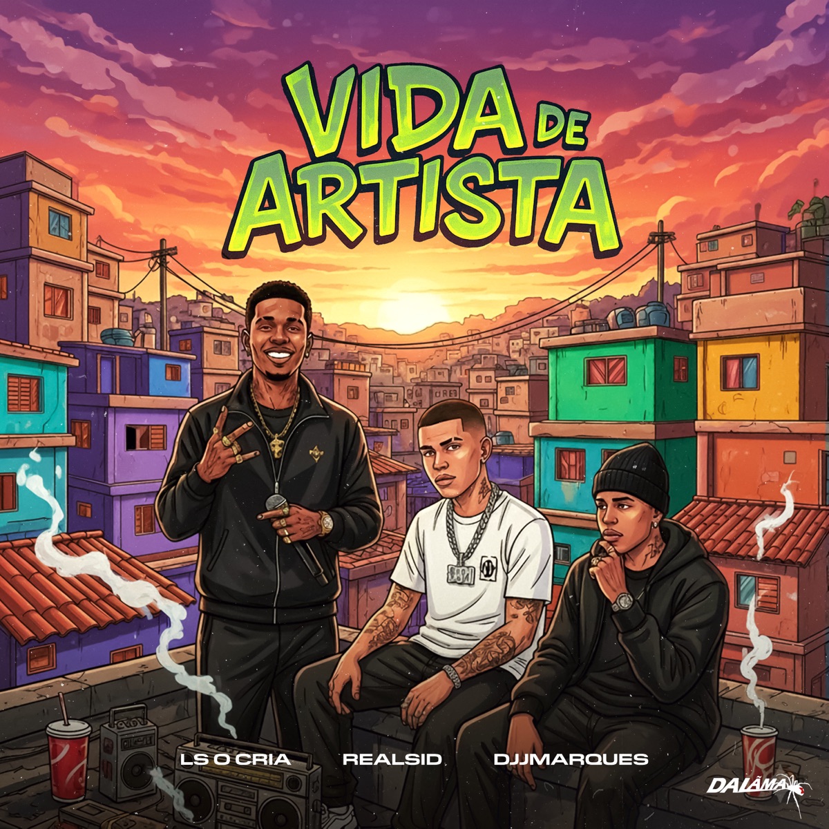 Vida de Artista - Single by djjmarques, Ls o Cria & Realsid album cover